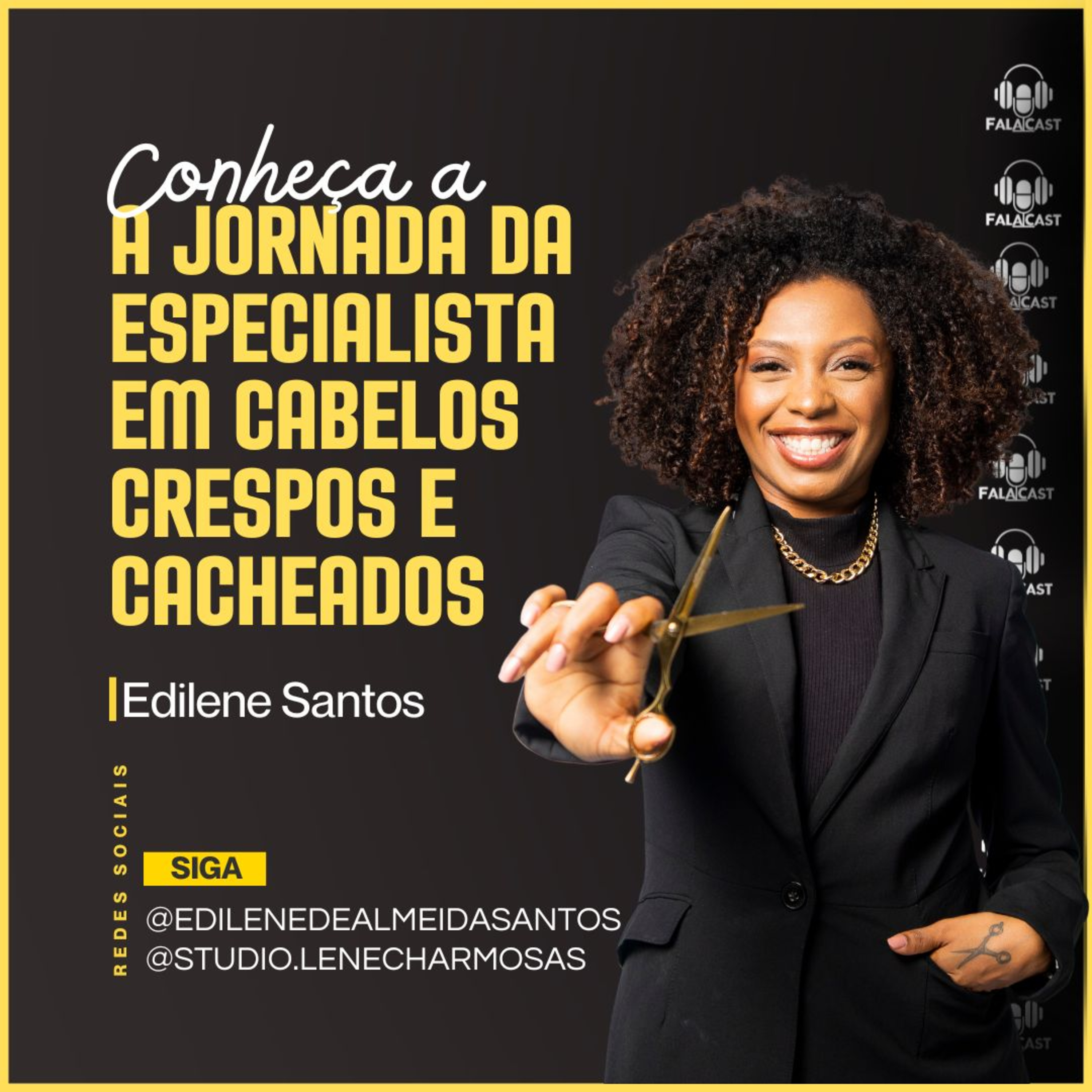 Conheça a jornada da especialista em cabelos Crespos e Cacheados episode artwork