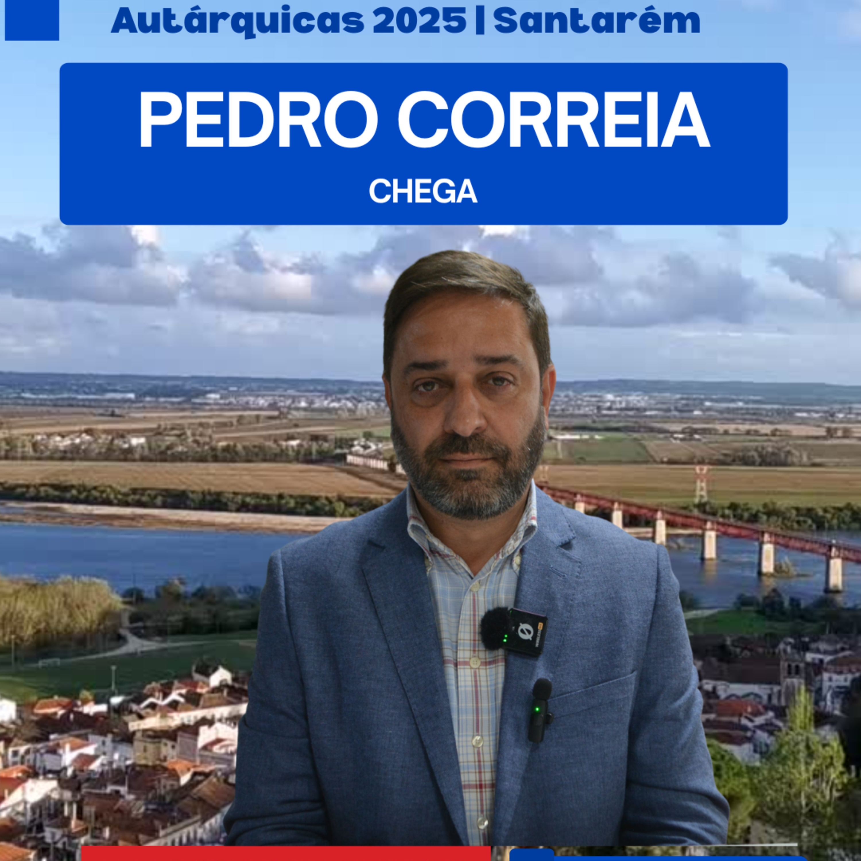 Pedro Correia, candidato do Chega à Câmara de Santarém, em entrevista ao Mais Ribatejo. episode artwork