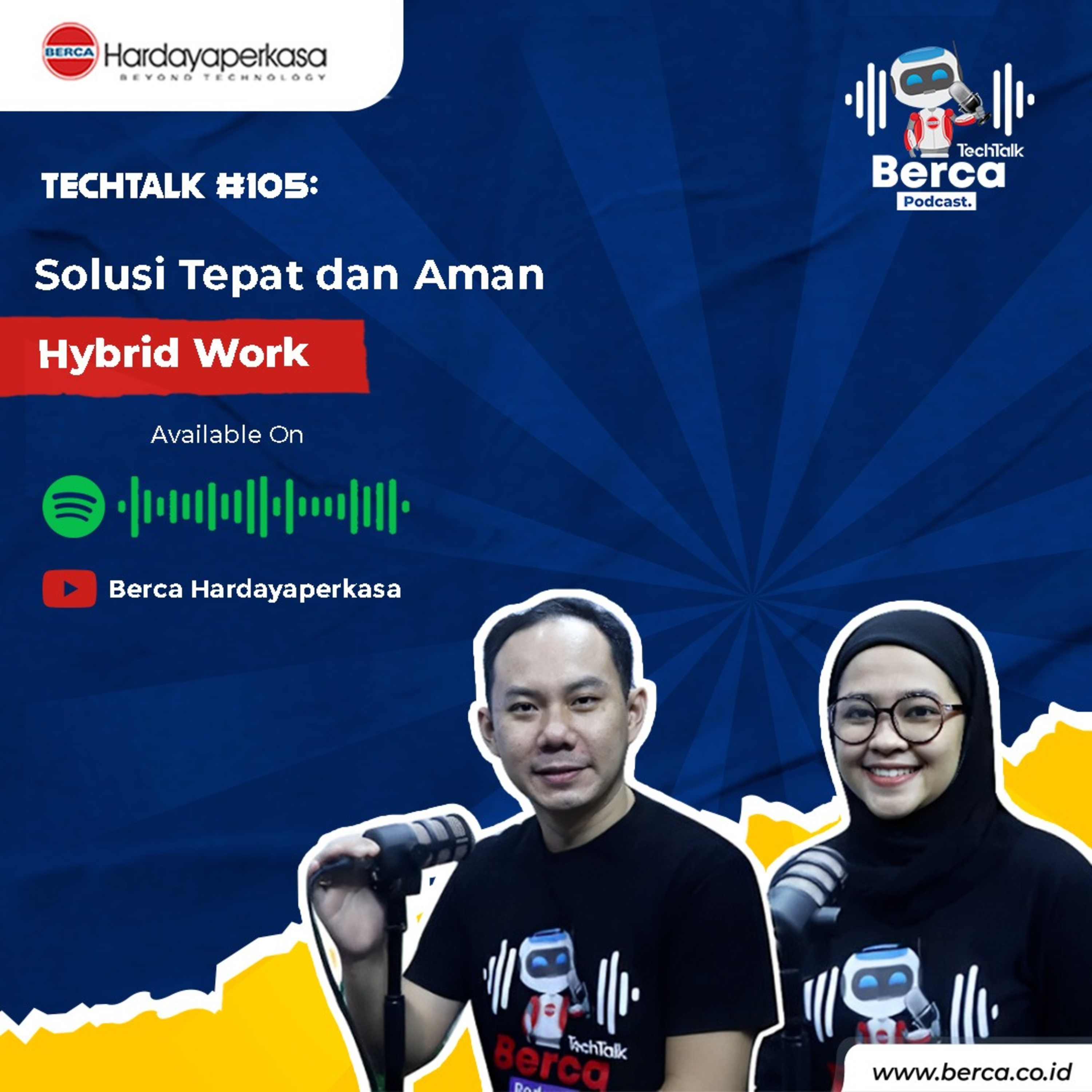 TechTalk #105 : Hybrid Work Makin Optimal dan Aman dengan Teknologi Terbaru Cisco episode artwork