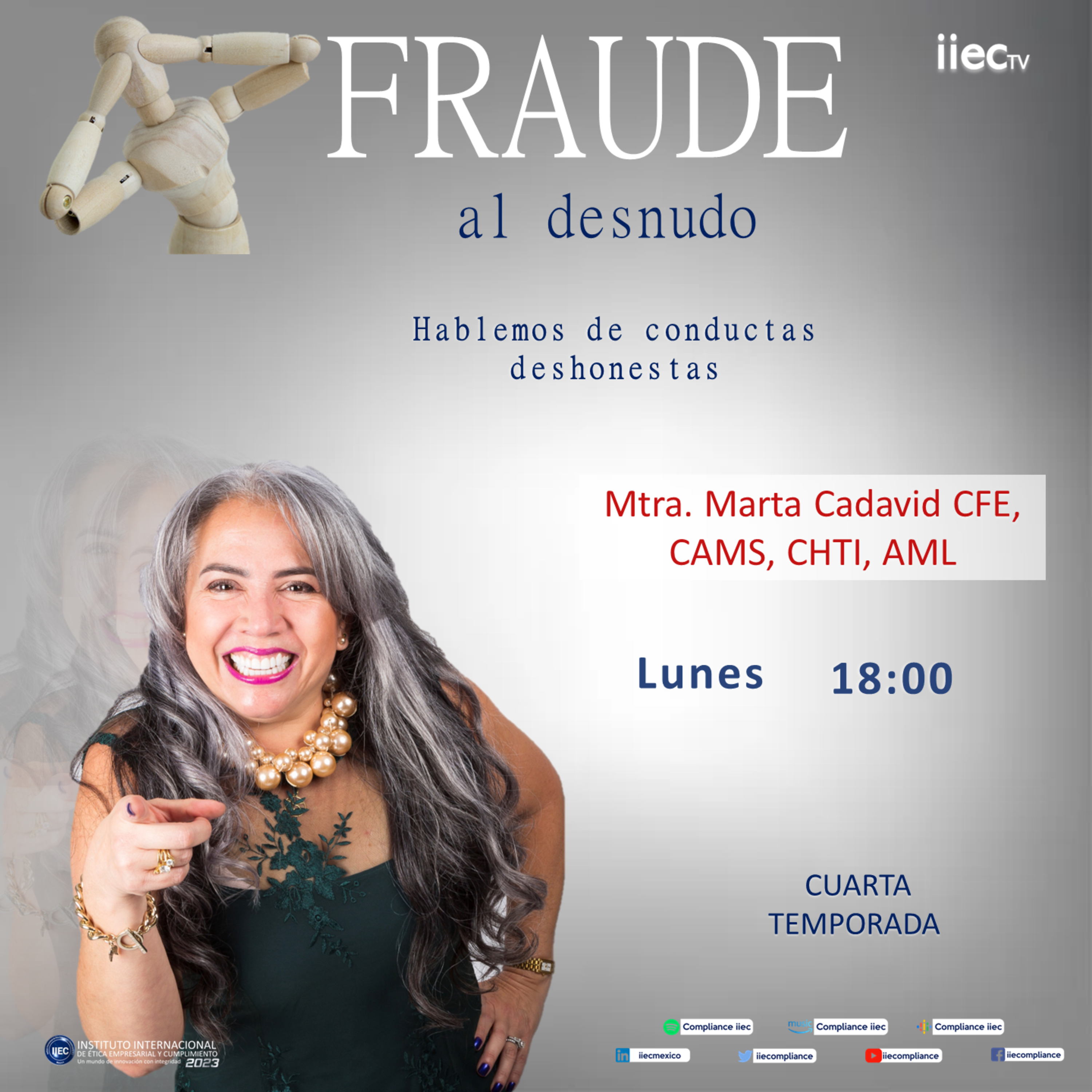 Fraude al desnudo con Marta Cadavid, CAMS, CFE, AML. Cuarta Temporada. episode artwork
