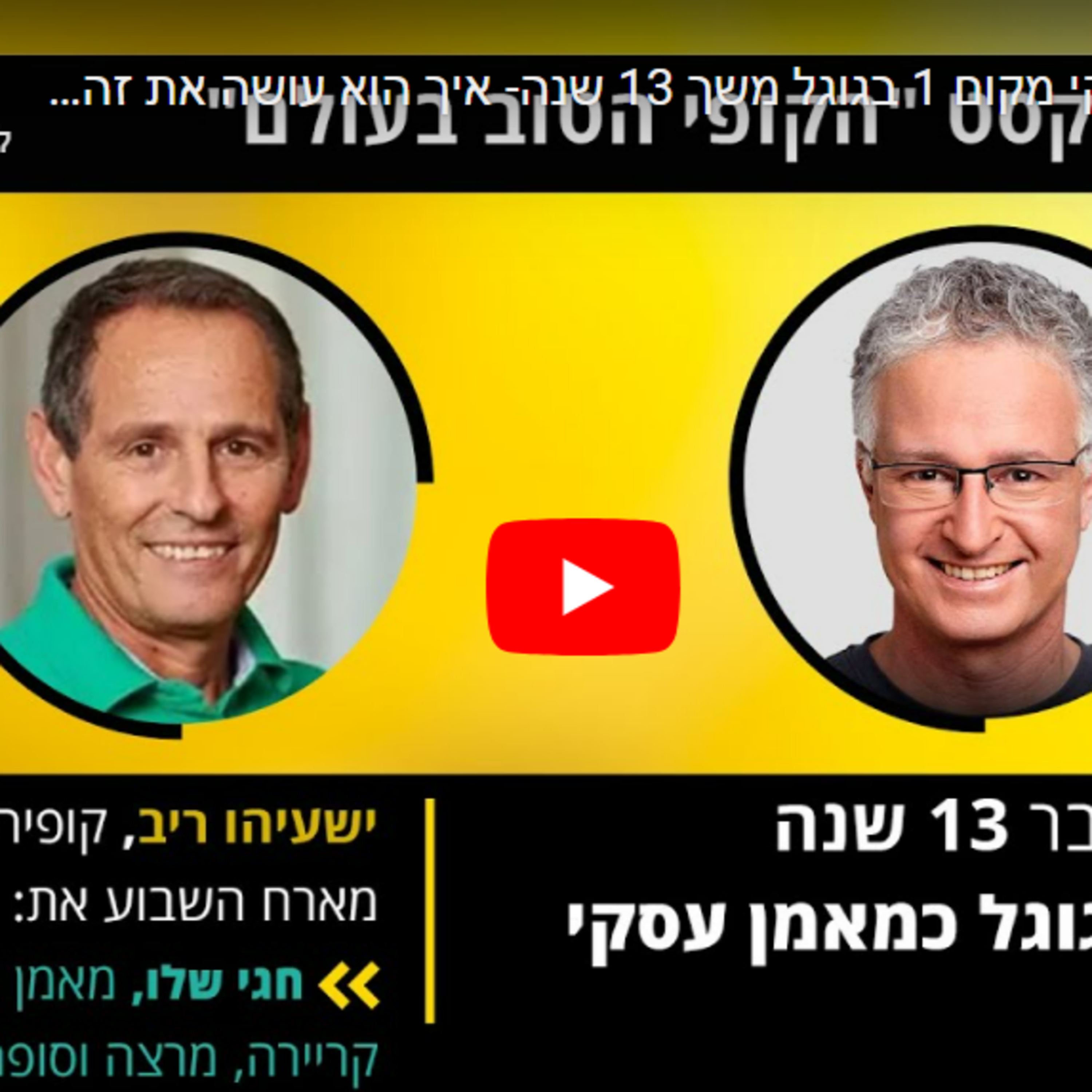 חשיפה אישית: איך אני מייצר הכנסות נדיבות דרך שיווק באמצעות תוכן | ראיון חושפני אצל ישעיהו ריב episode artwork