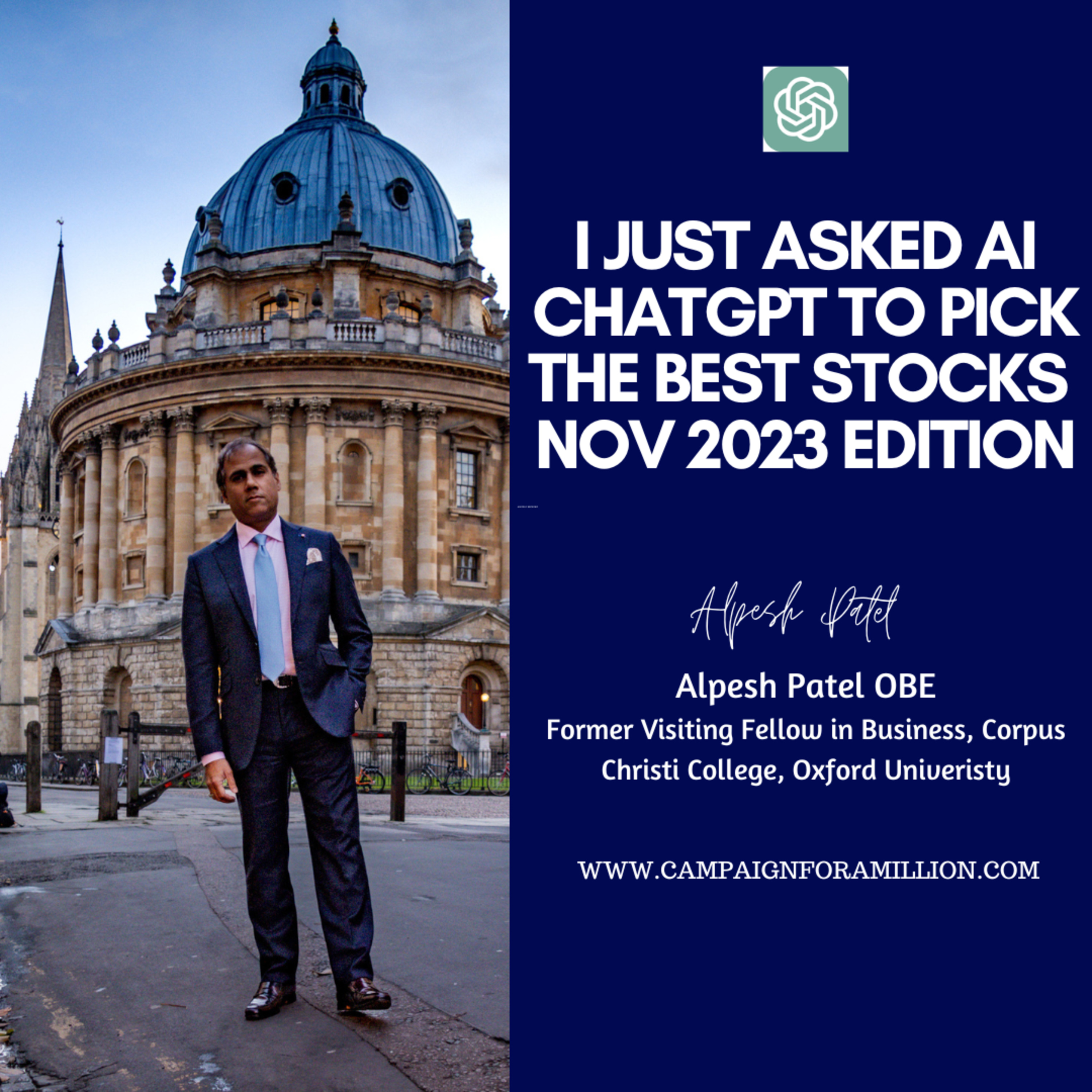 I Just Asked ChatGPT to Pick the Best Stocks. Are They Though? episode artwork