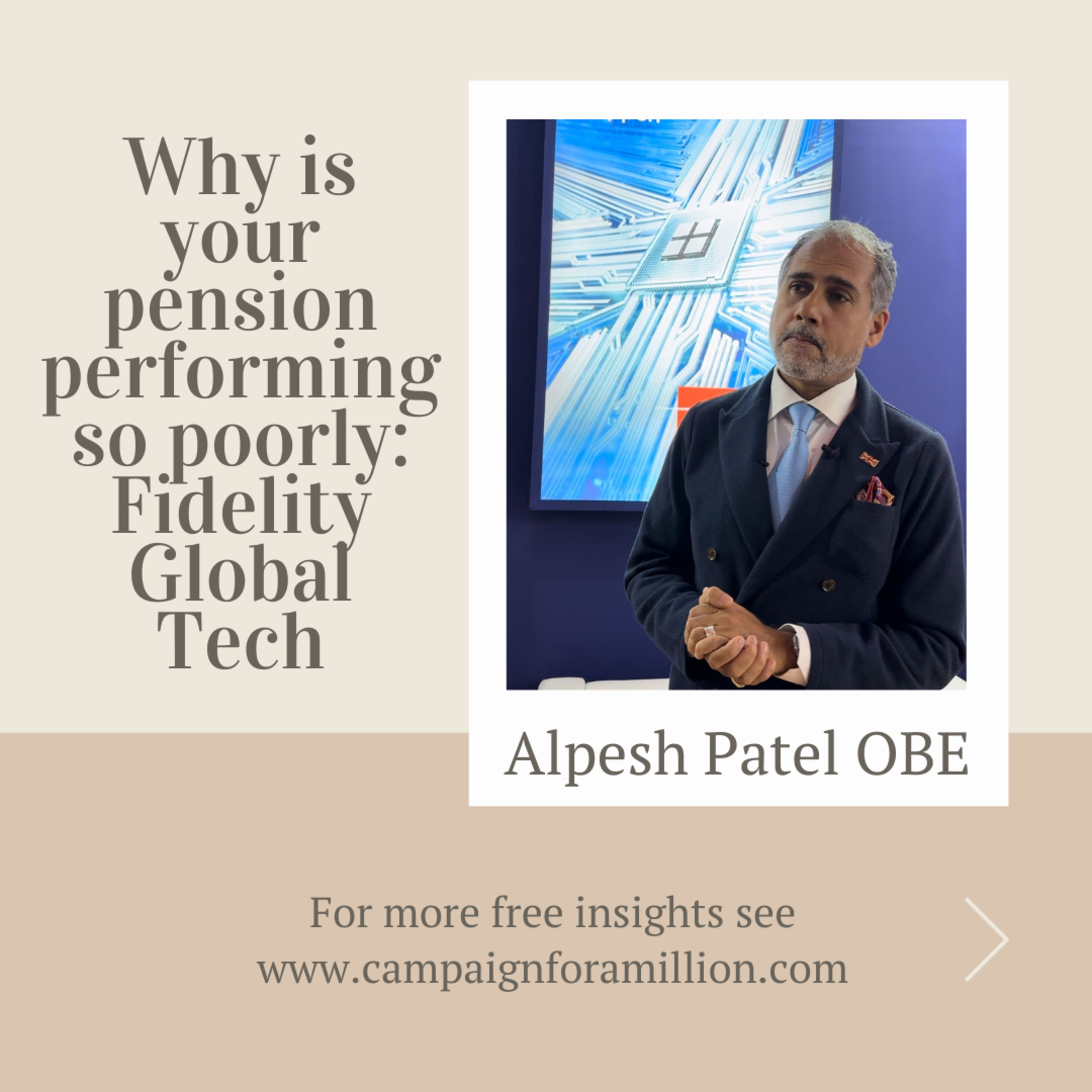 Why is your pension performing so poorly: Fidelity Global Tech episode artwork