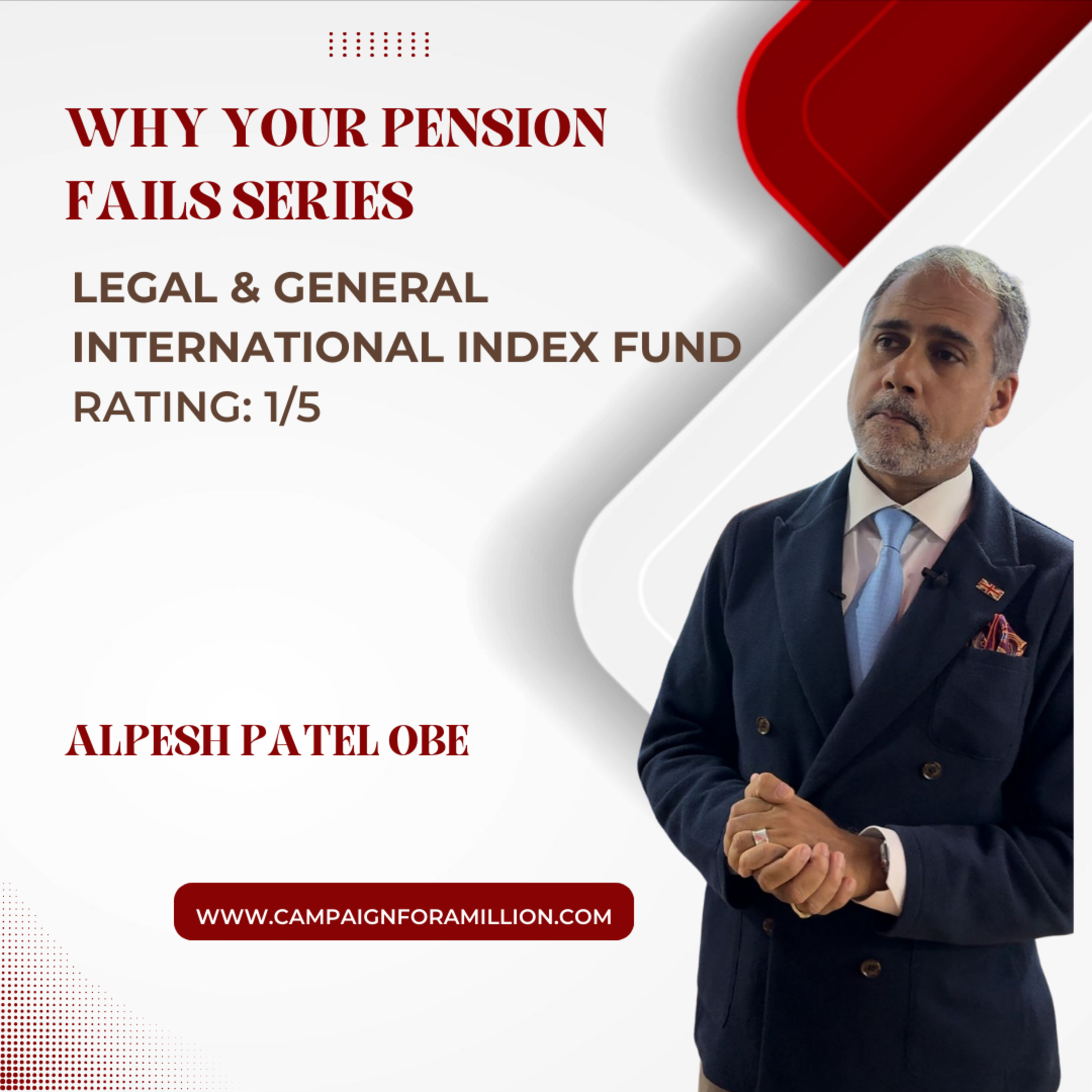 Popular Funds Destroying Your Pension: L&G International Index Fund episode artwork