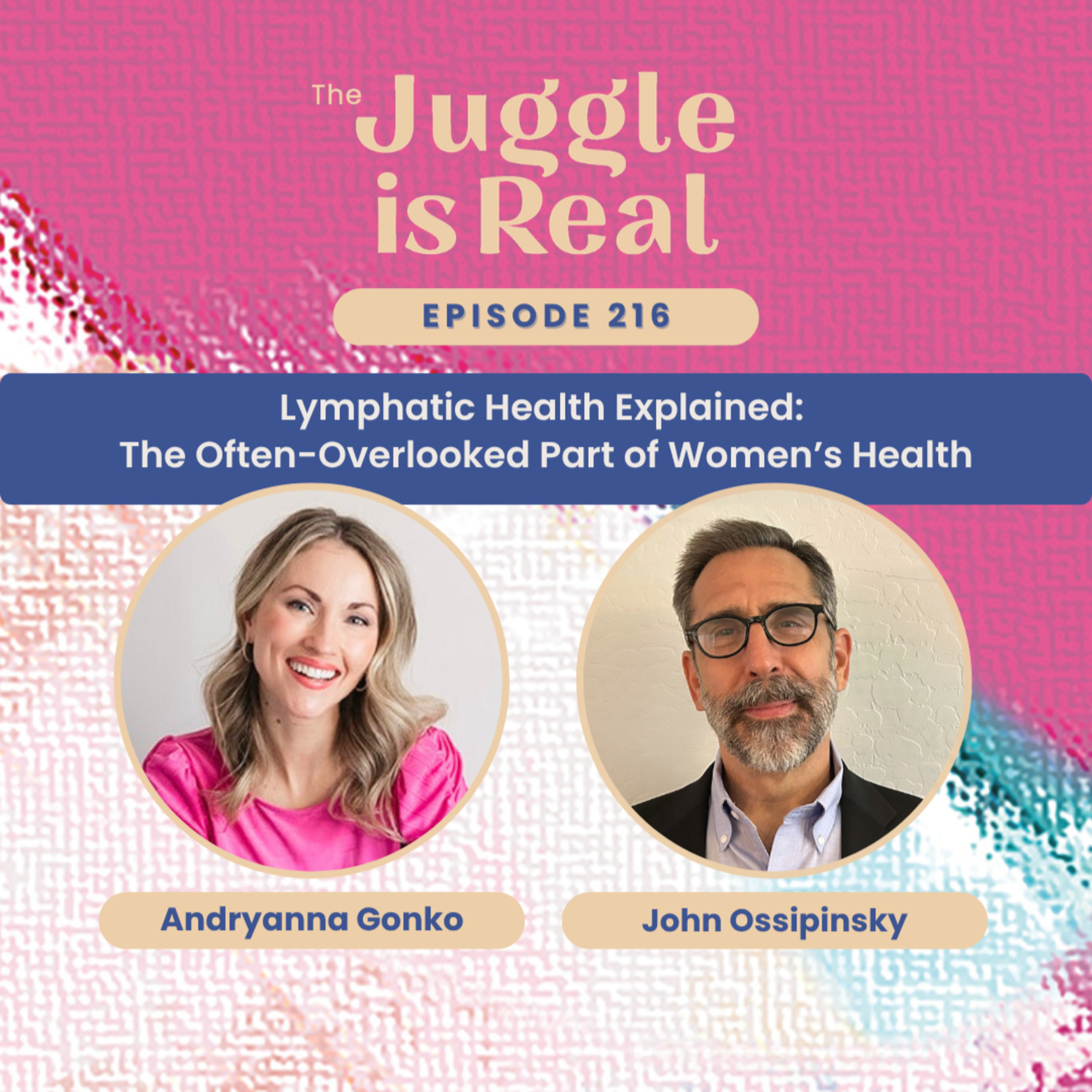 Lymphatic Health Explained: The Often-Overlooked Part of Women’s Health with John Ossipinsky | E216 episode artwork