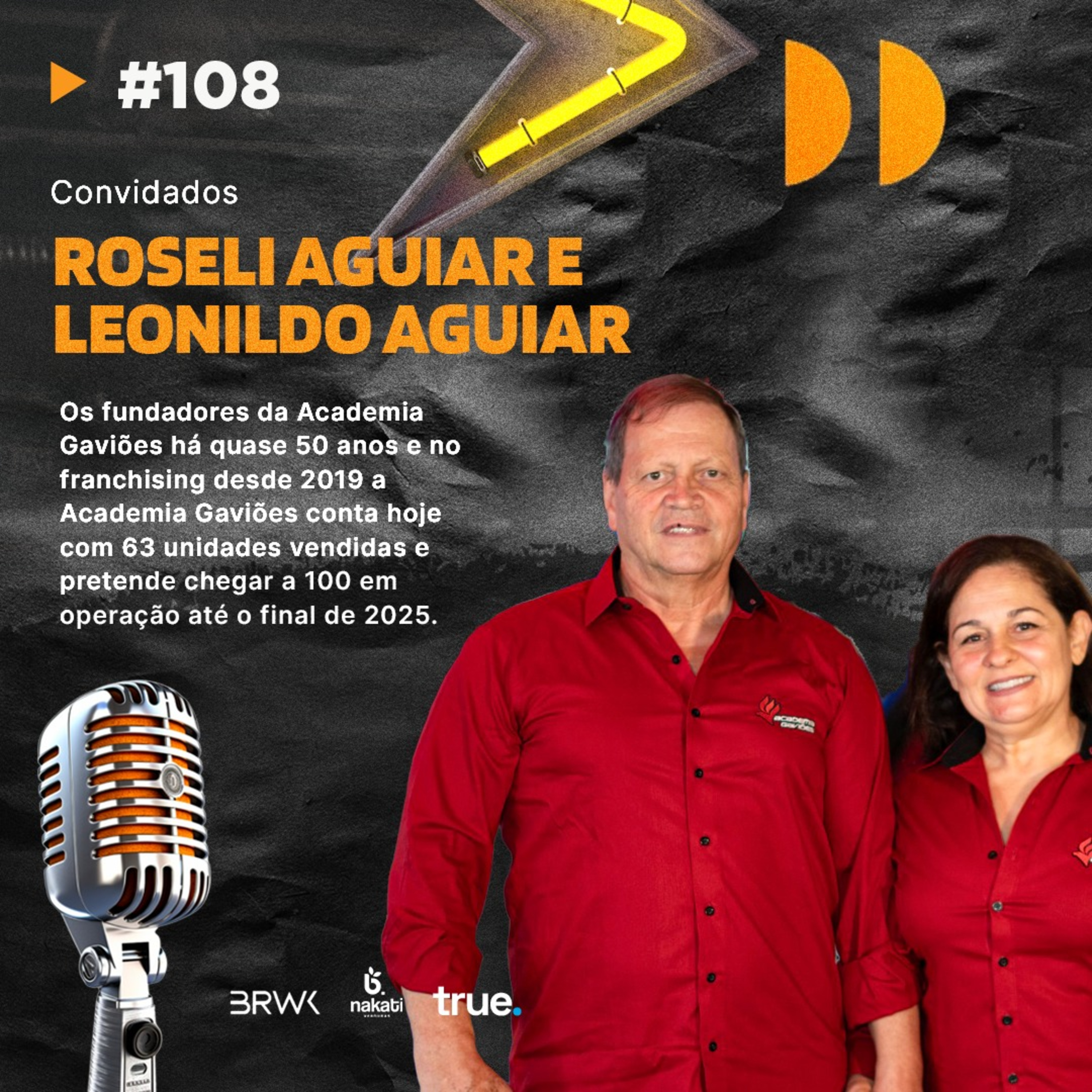 #108 - Leo e Roseli Aguiar - Mirando no 100: O sucesso no mundo do Franchising episode artwork