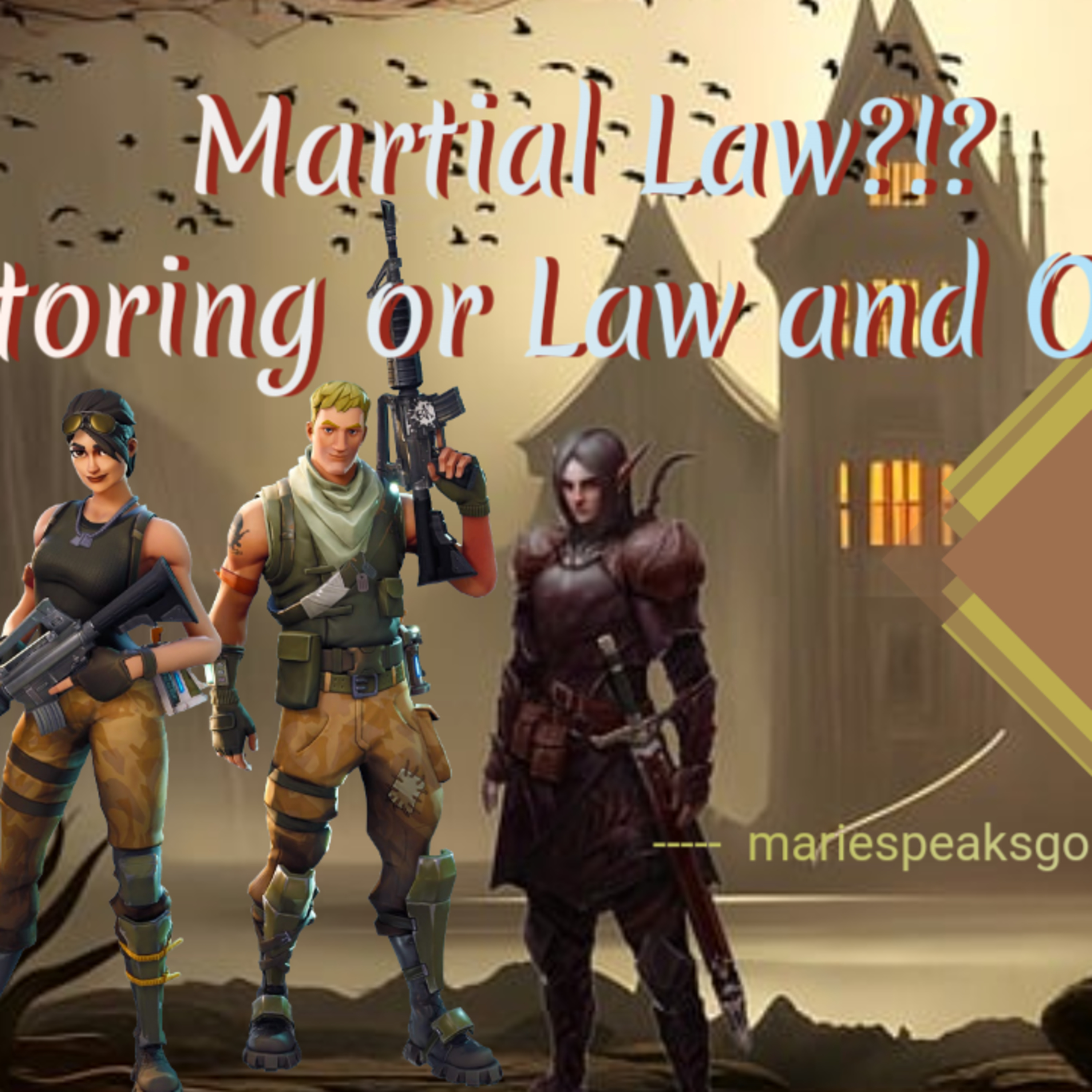 Martial law …. Restoring Law and Order episode artwork