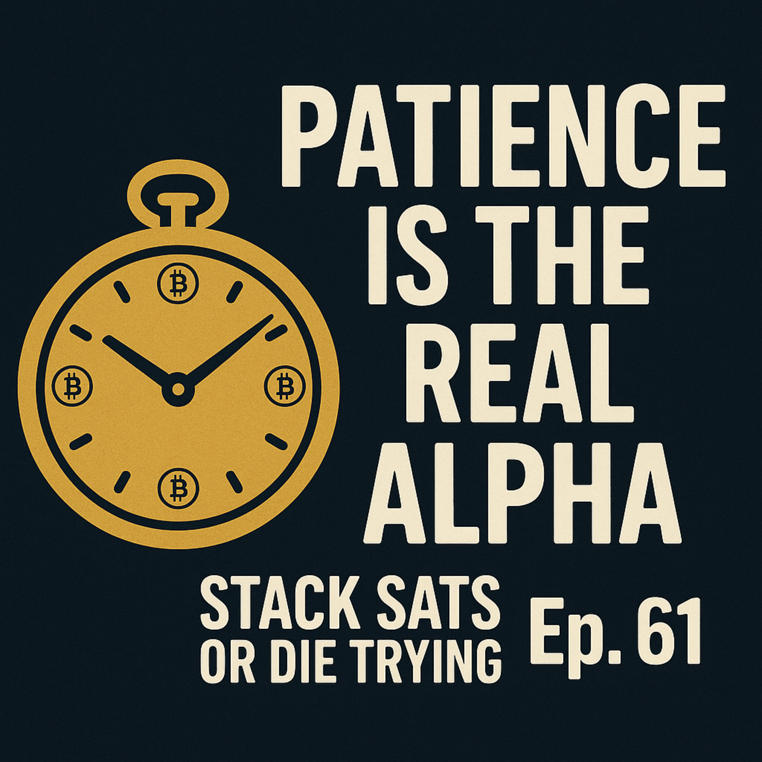 Stack Sats or Die Trying (Ep 61): With Bitcoin, Patience Is Alpha!