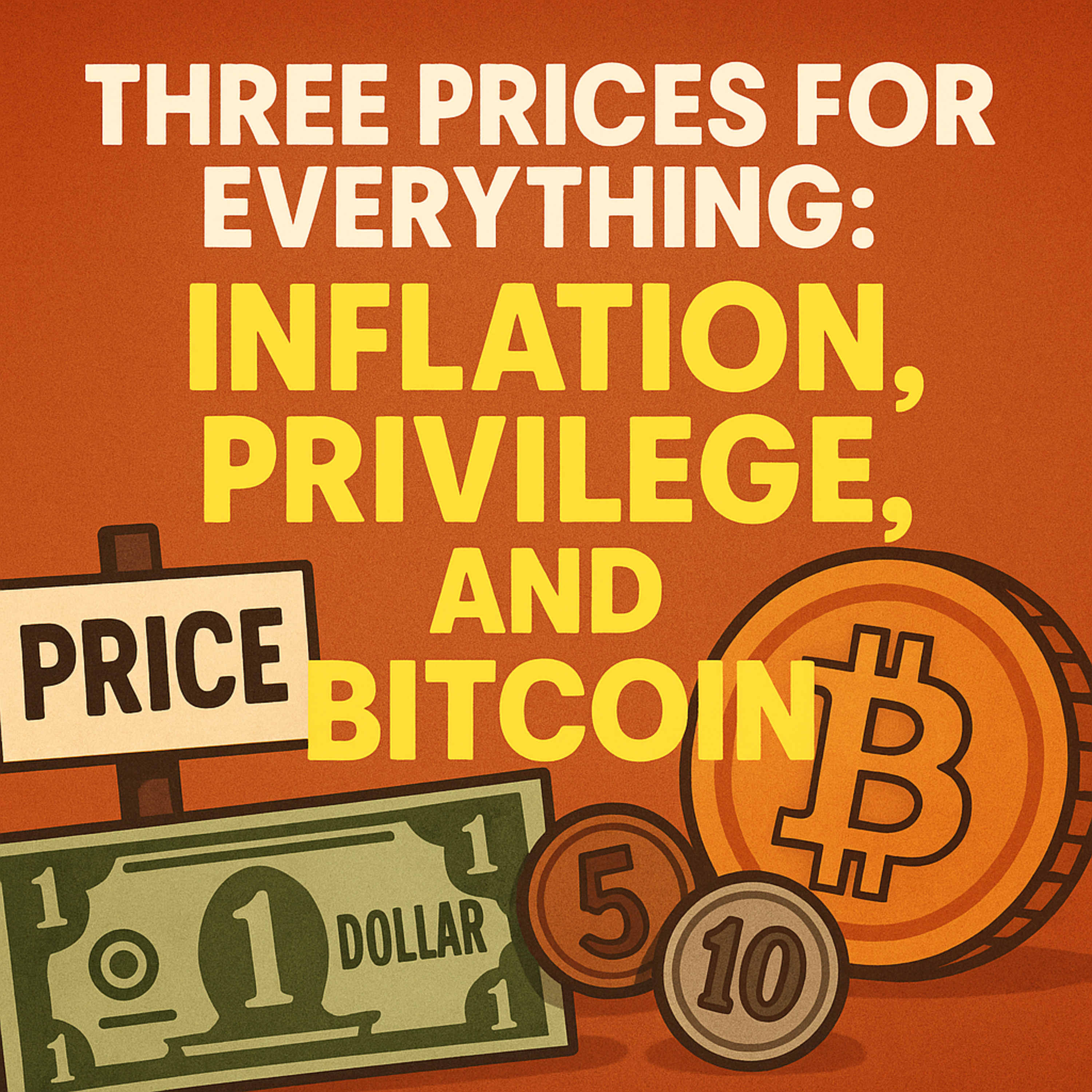 Stack Sats or Die Trying (Ep 62): Three Prices for Everything: Inflation, Privilege, and Bitcoin