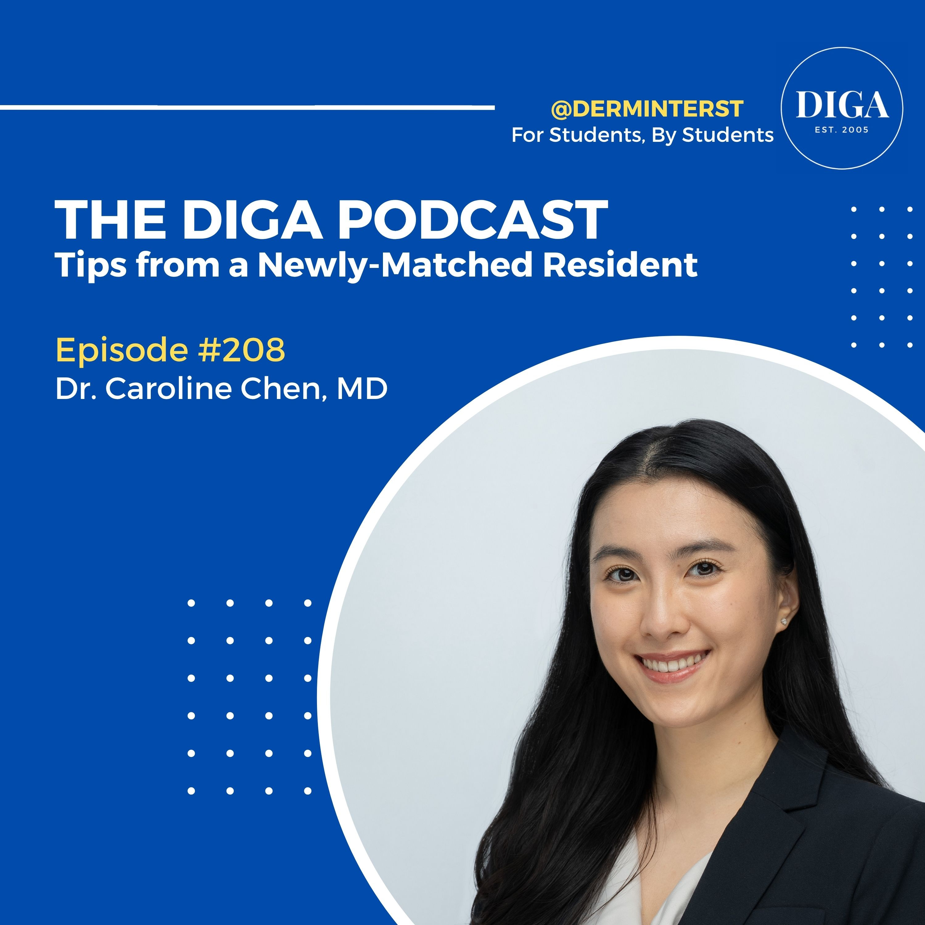 #208: Tips from a Newly-Matched Resident with Caroline Chen, MD episode artwork
