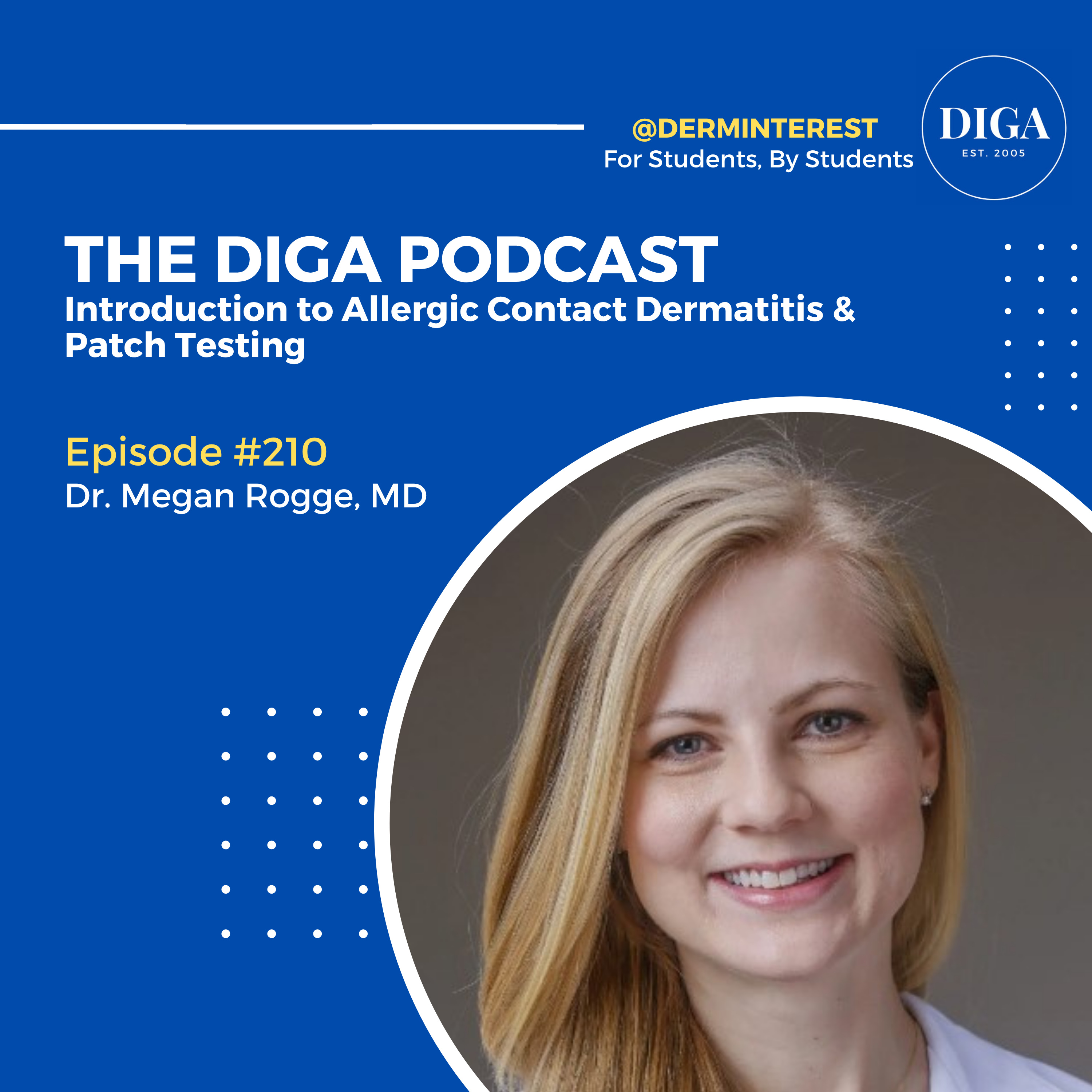 #210: Introduction to Allergic Contact Dermatitis & Patch Testing episode artwork