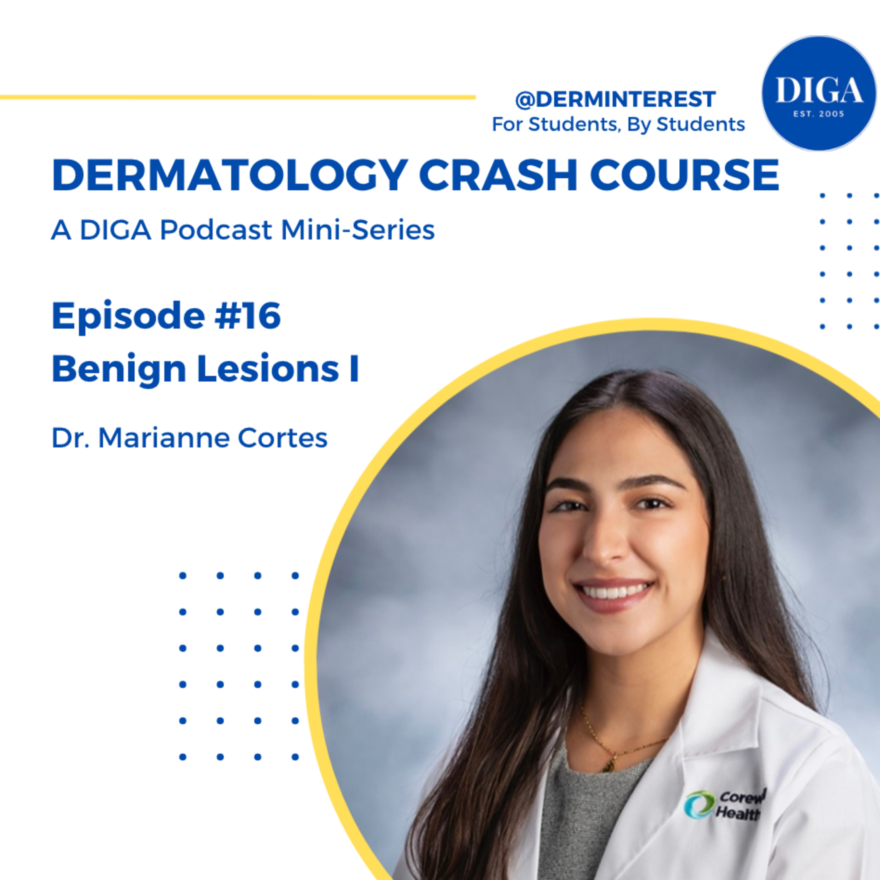 Dermatology Crash Course #16: Benign Lesions I episode artwork