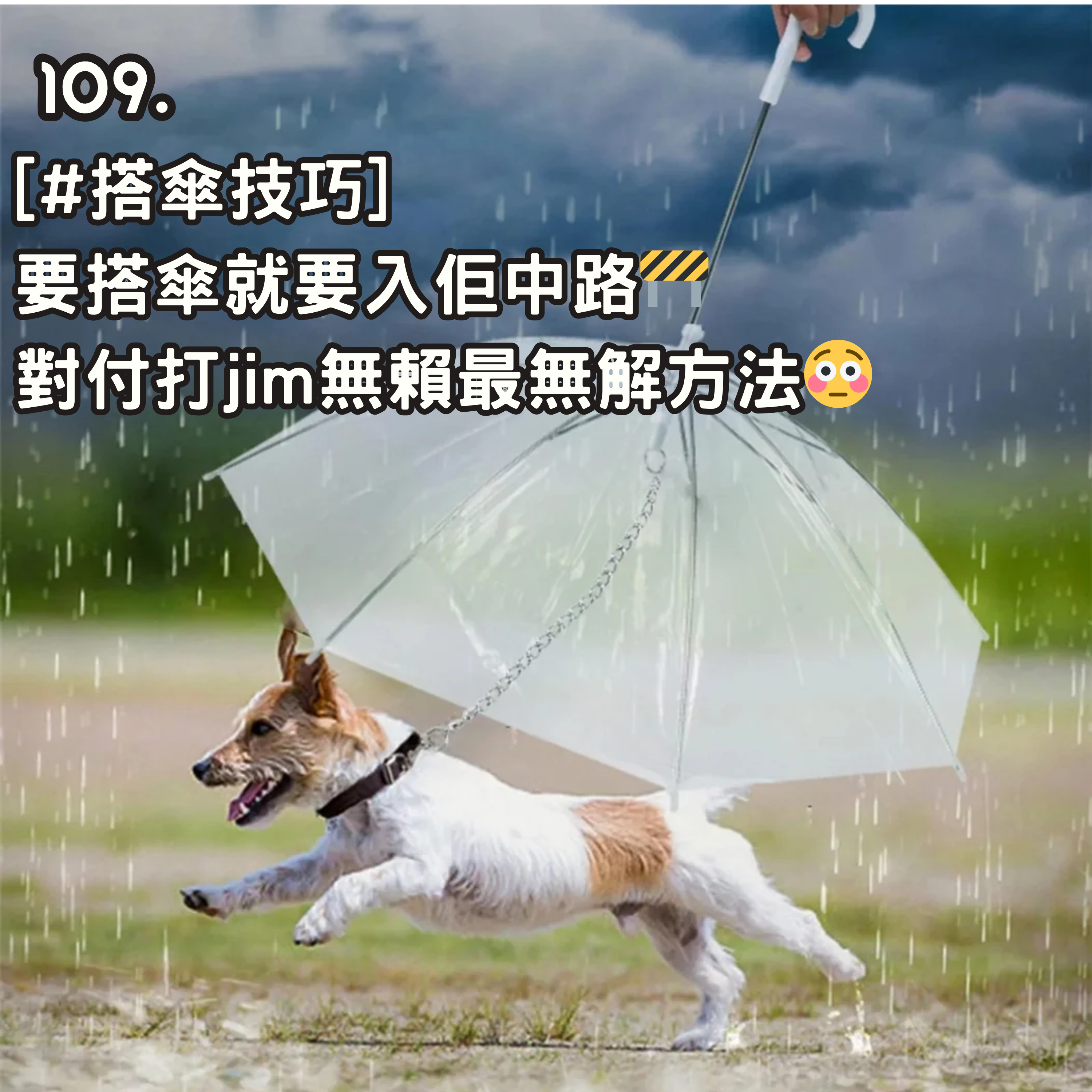 109. [#搭傘技巧] 要搭傘就要入佢中路🚧 對付打jim無賴最無解方法😳 episode artwork