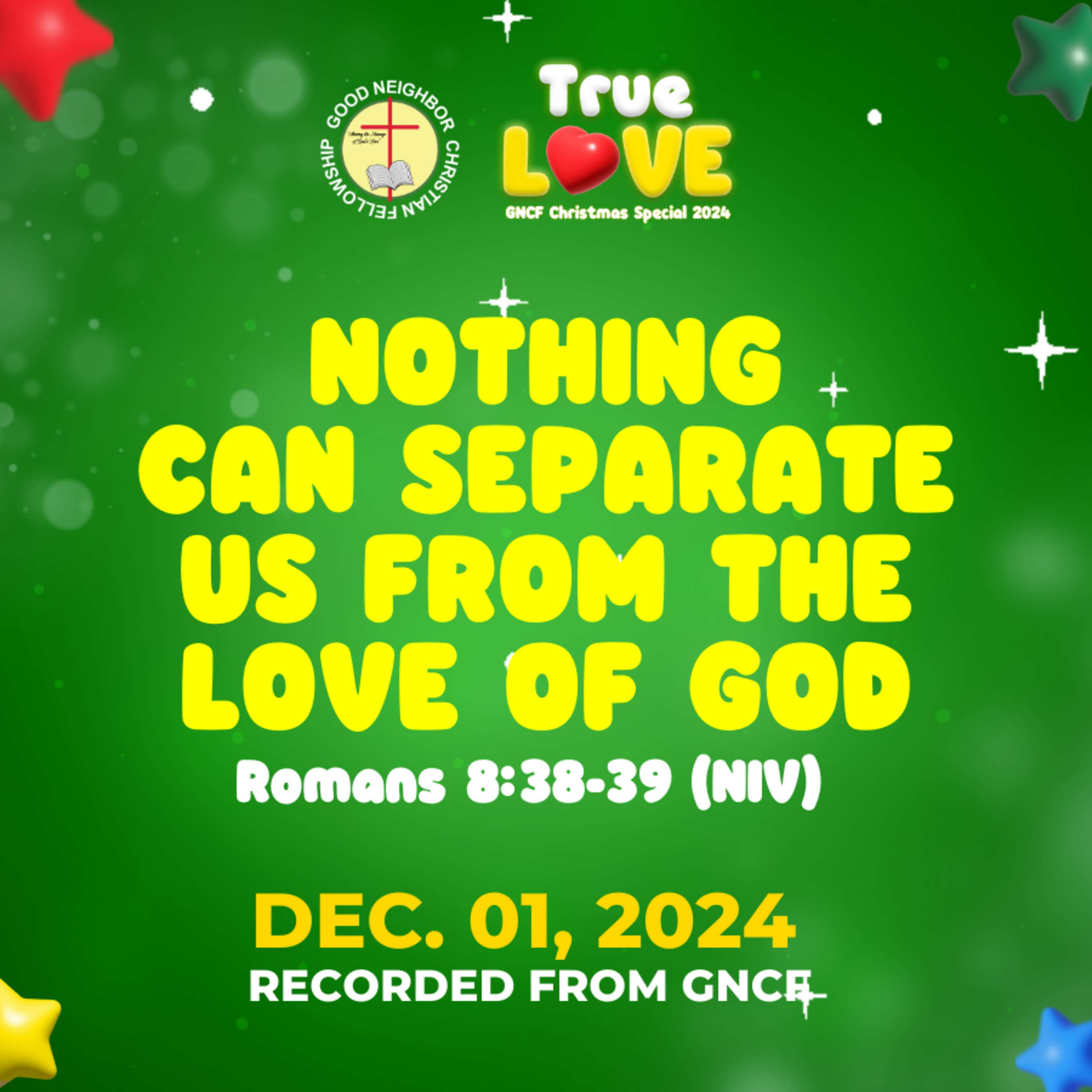Nothing Can Separate Us from God's Love | Rev. Ted M. Ribo, DMin.