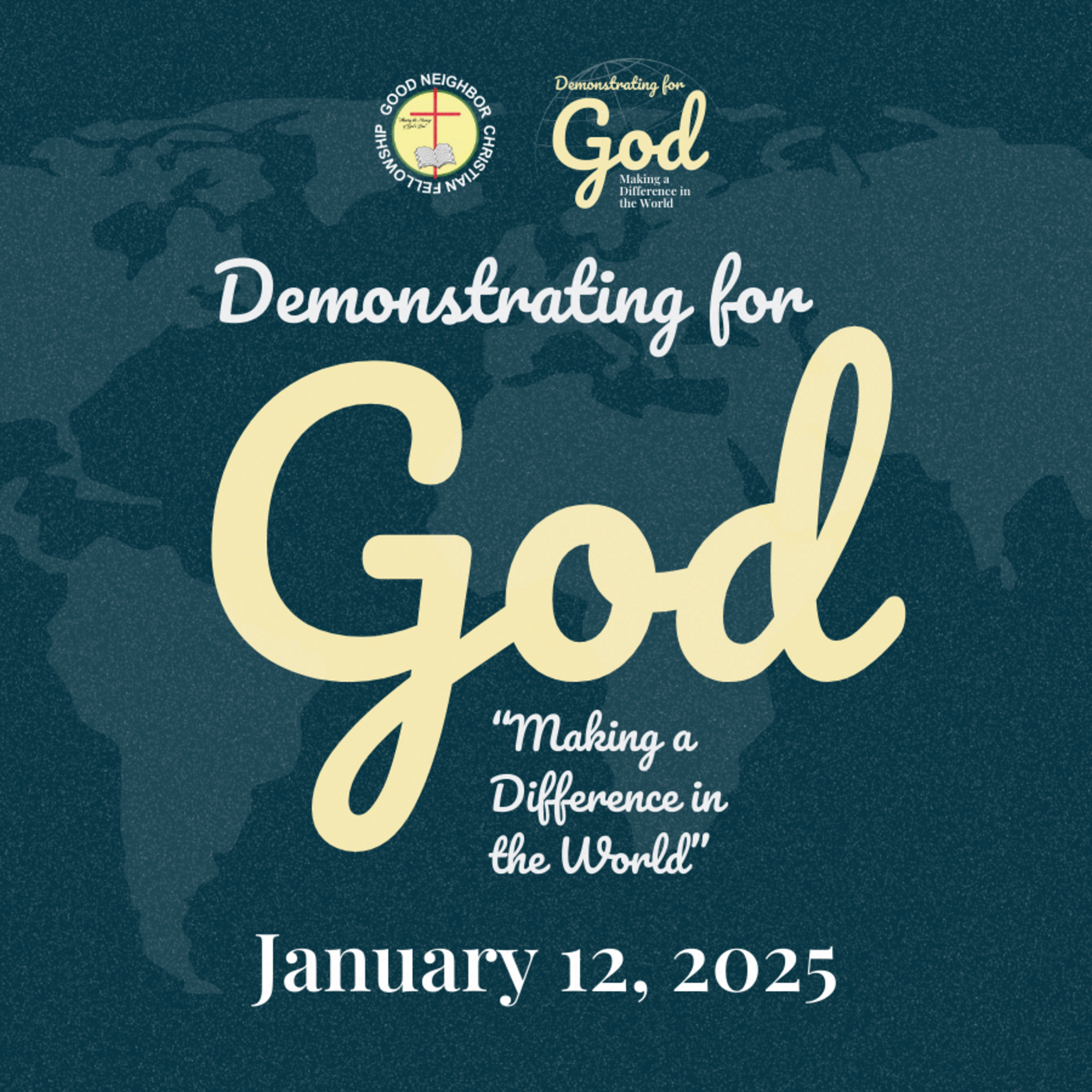 Demonstrating for God: "Making a Difference in the World" | Pastor Armando Santos