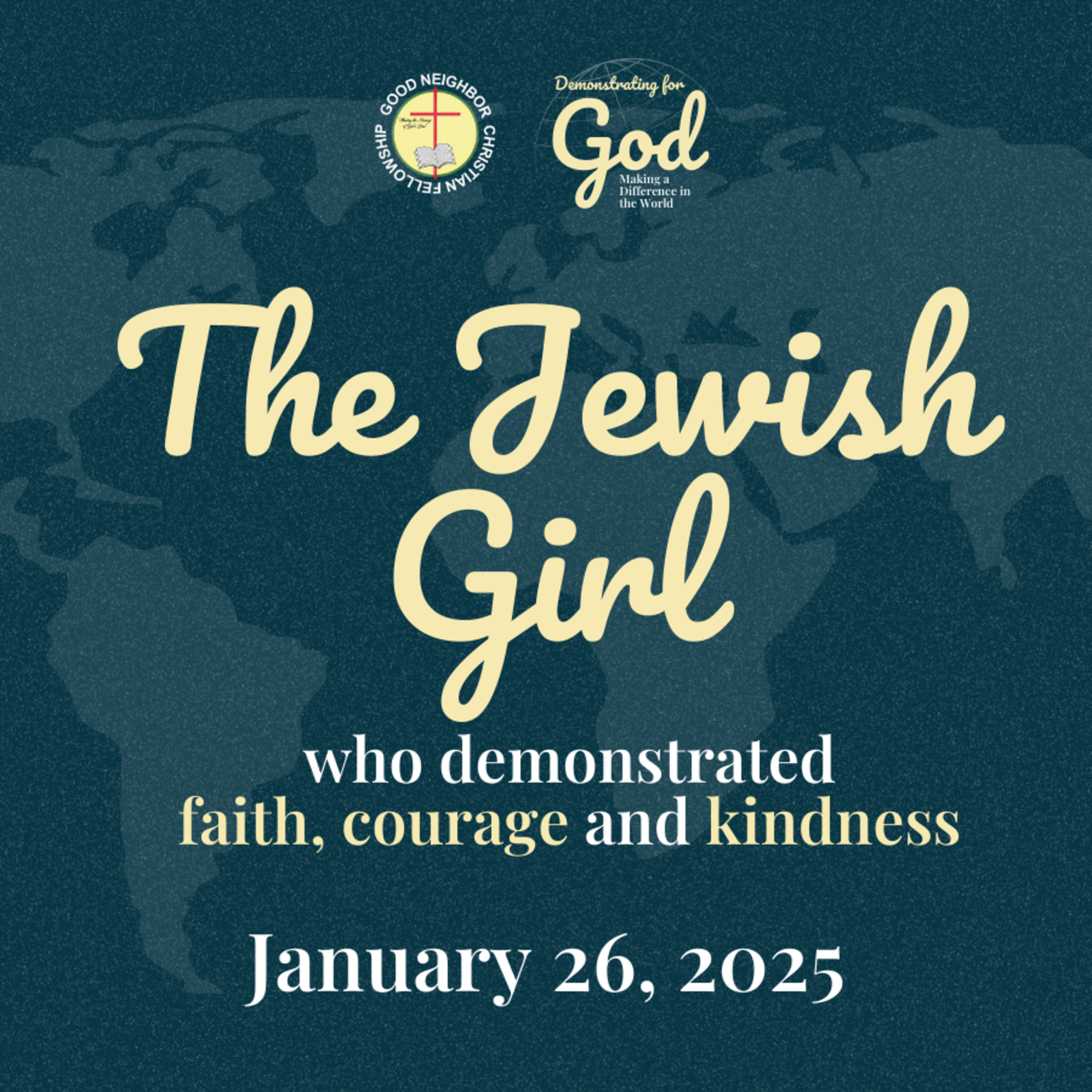 The Jewish Girl - Who demonstrated faith, courage and kindness | Pastor Armando Santos