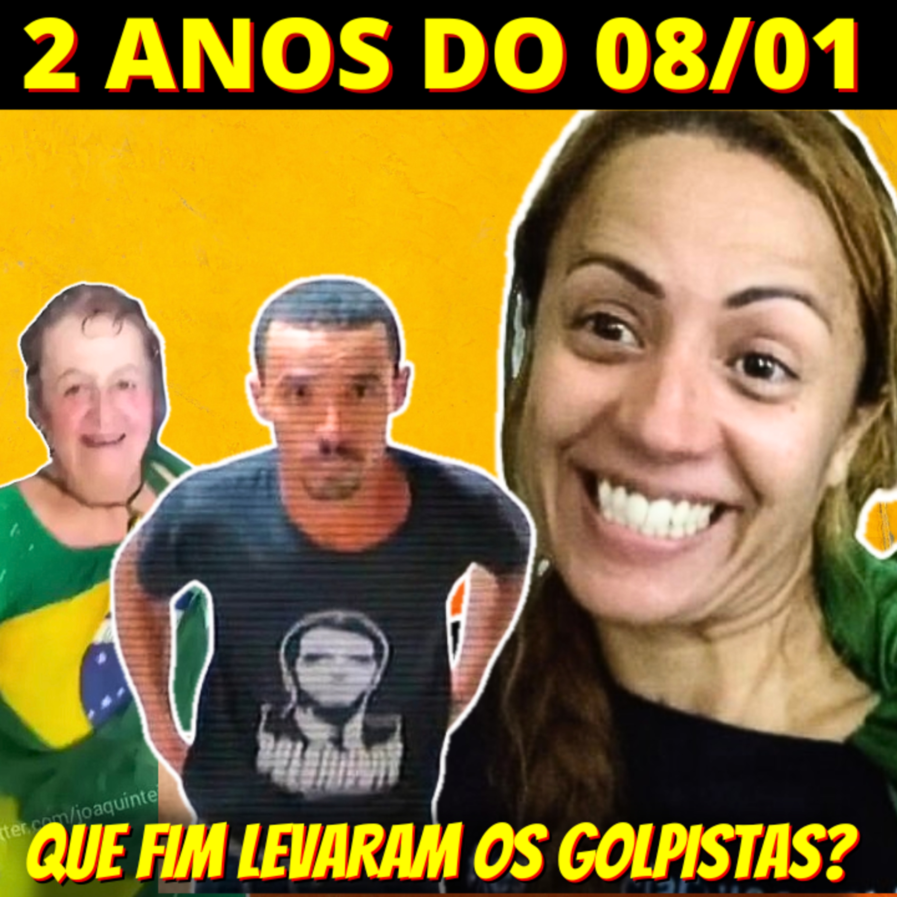 De Fátima de Tubarão à mulher que pichou estátua: onde estão 6 nomes emblemáticos do 08/01 episode artwork