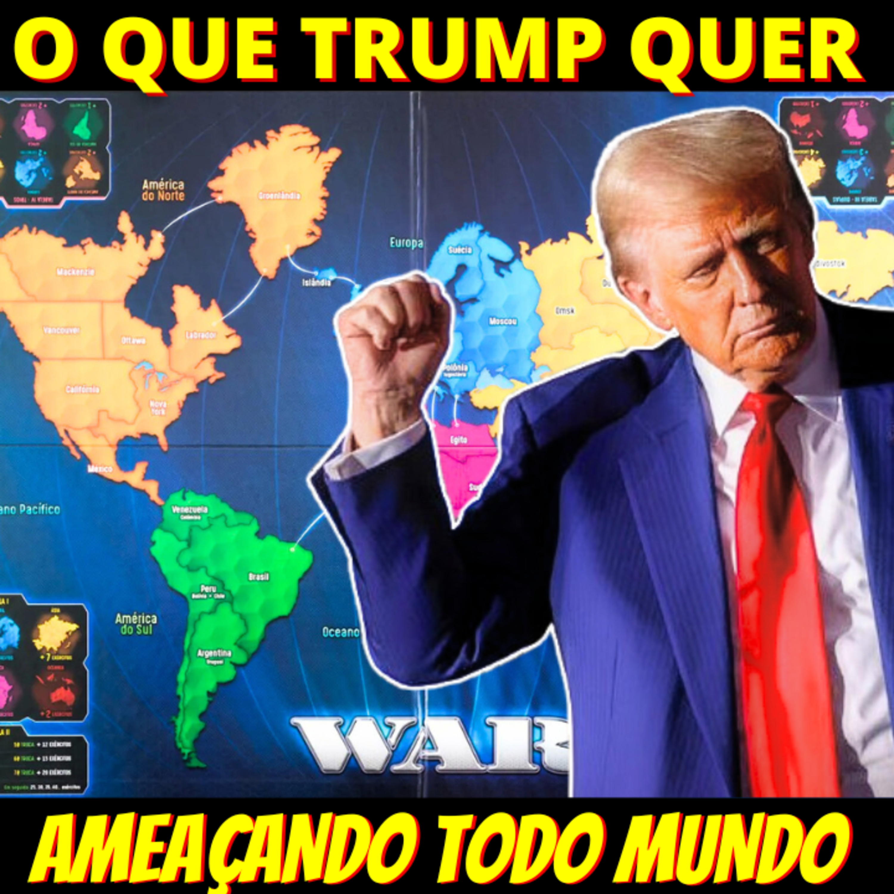 Entenda as ameaças de Trump ao Canadá, Groenlândia e Panamá episode artwork