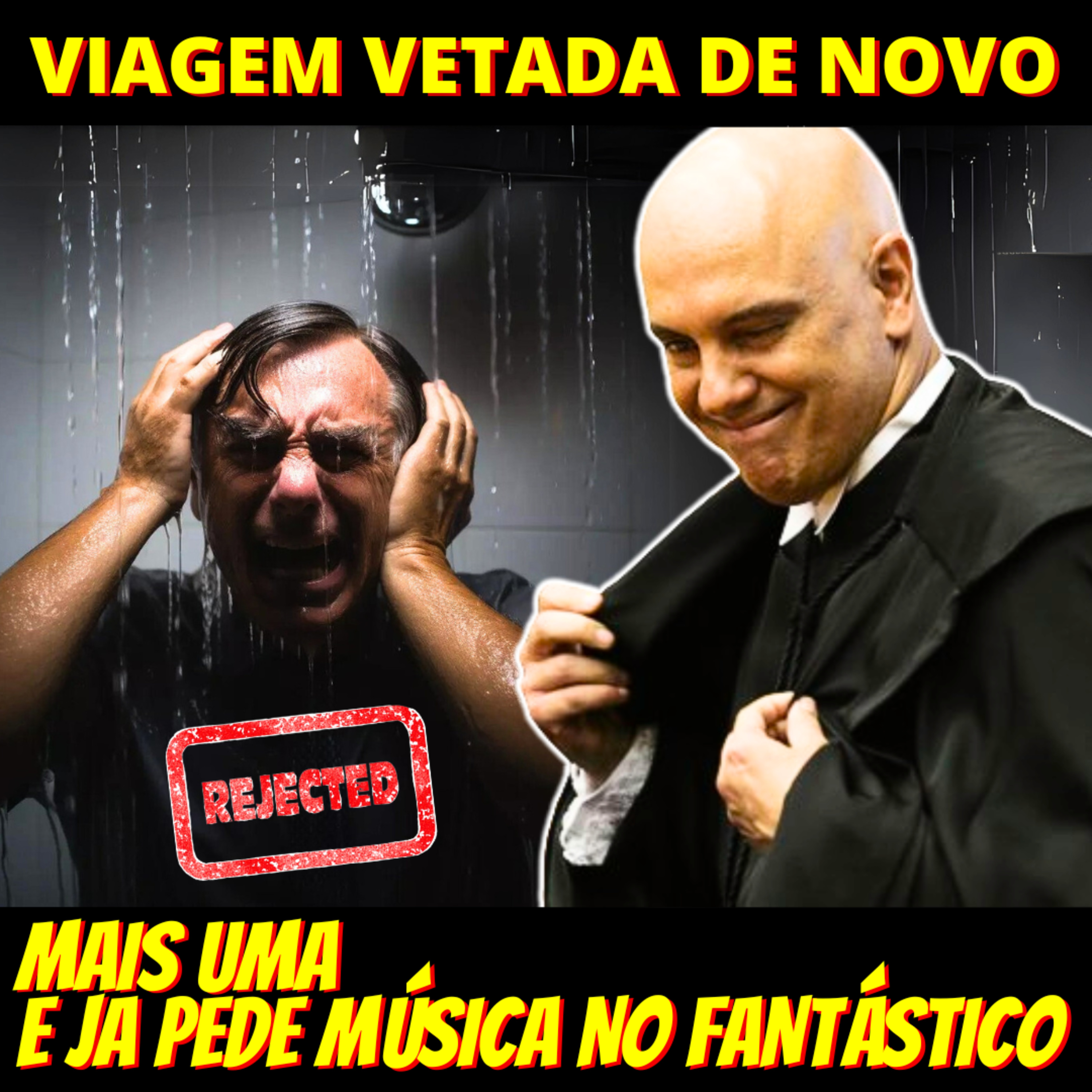 QUASE PEDINDO MÚSICA - Moraes nega pela 2a vez passaporte para ir à posse de Trump nos EUA episode artwork