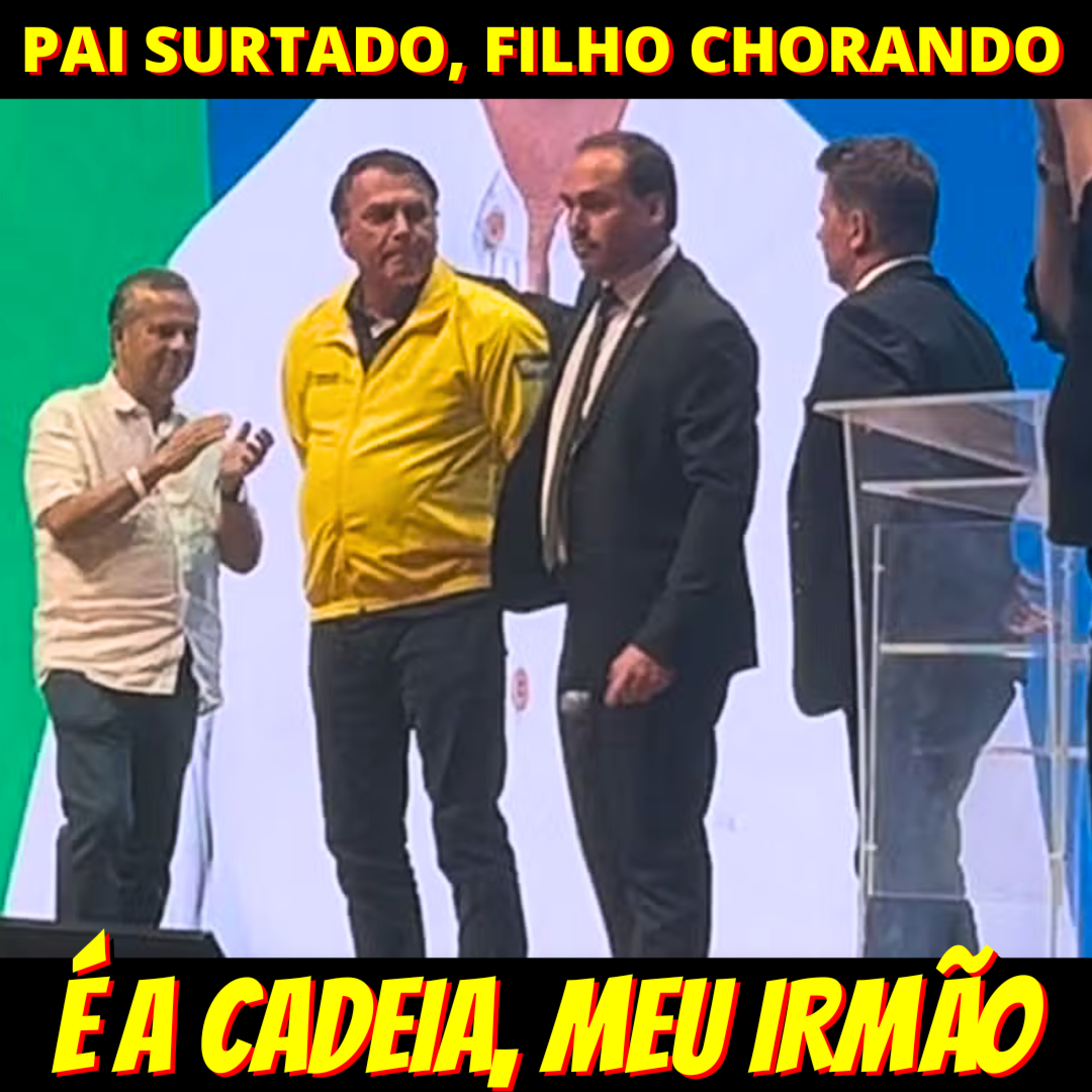 CAIU A FICHA - Família Bolsonaro surta, Carluxo chorou feito criança episode artwork