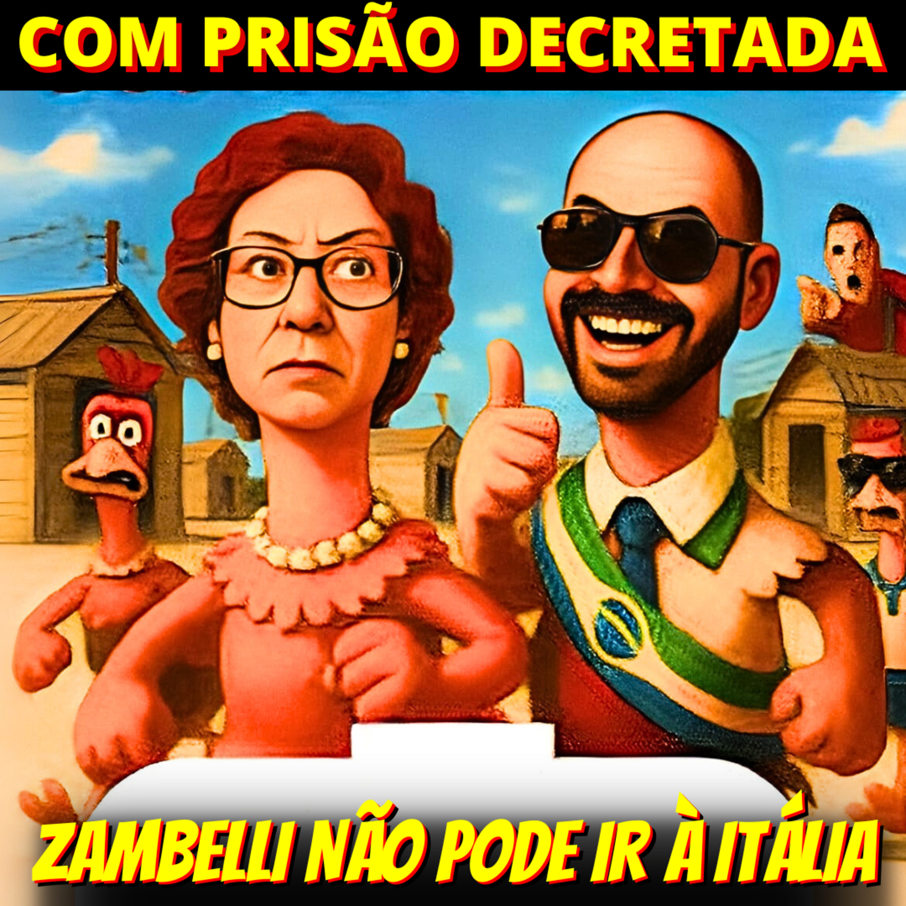 Fuga de Carla Zambelli só piora a situação de Bolsonaro e dela mesma episode artwork