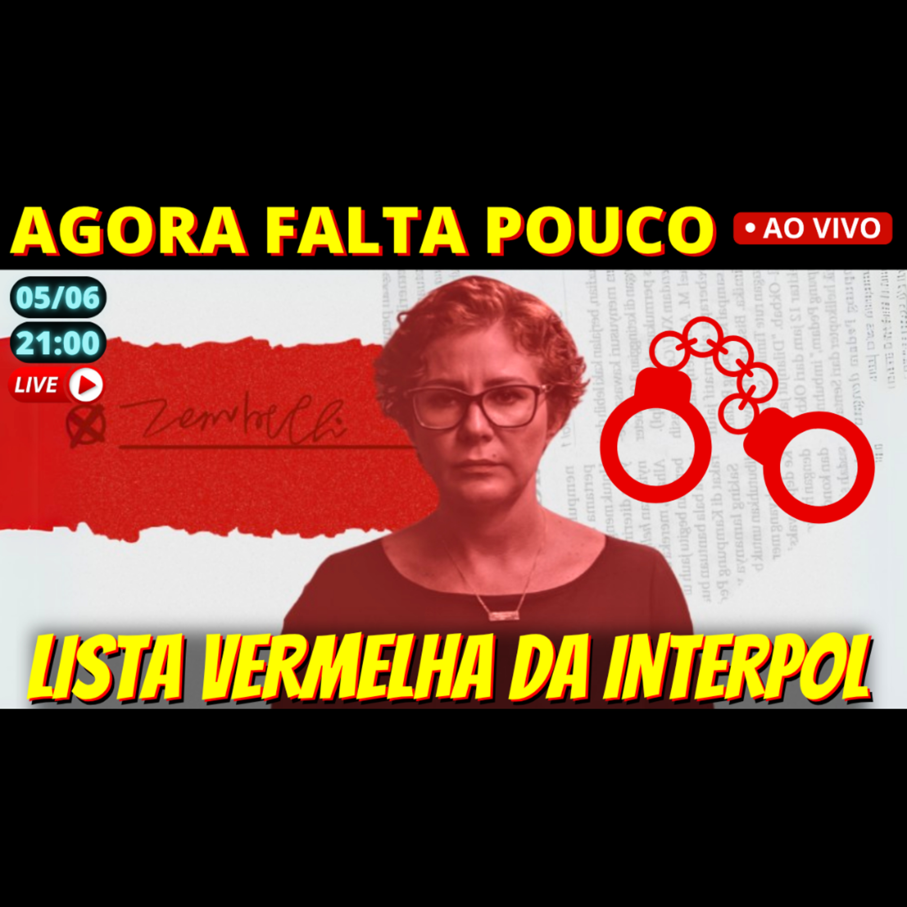 Zambelli aparece na lista da Interpol entre mulheres traficantes e homicidas episode artwork