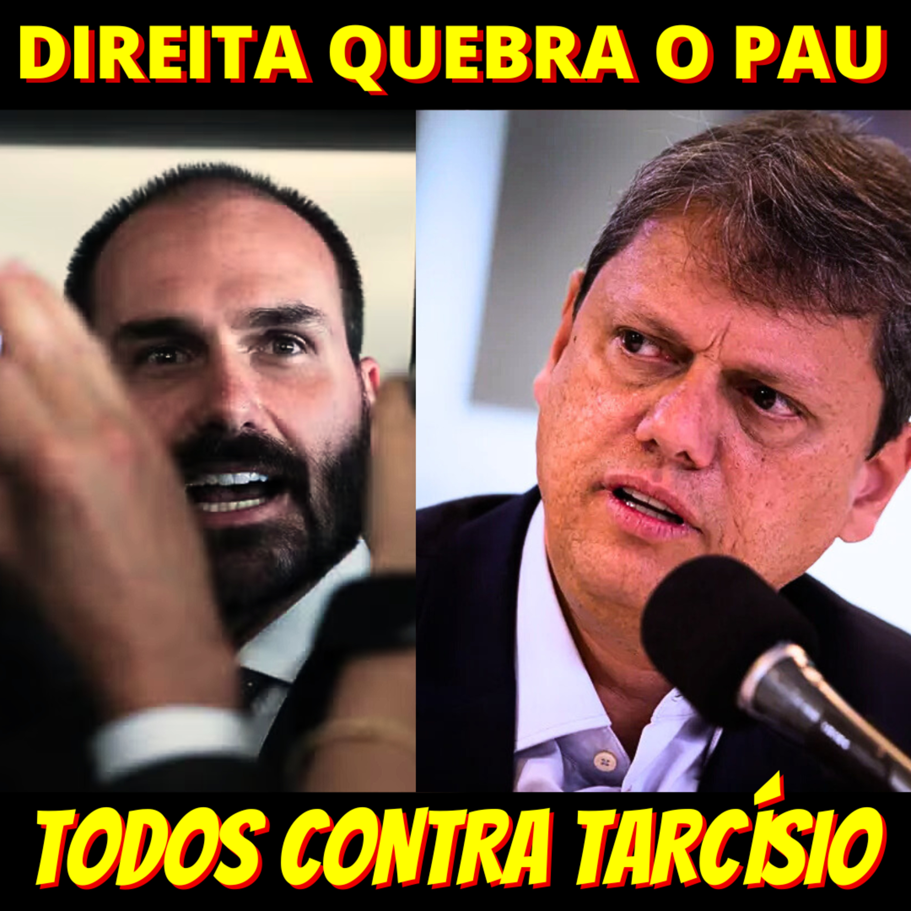 Reunião de Tarcísio com empresários bota lenha da guerra com Eduardo Bolsonaro episode artwork