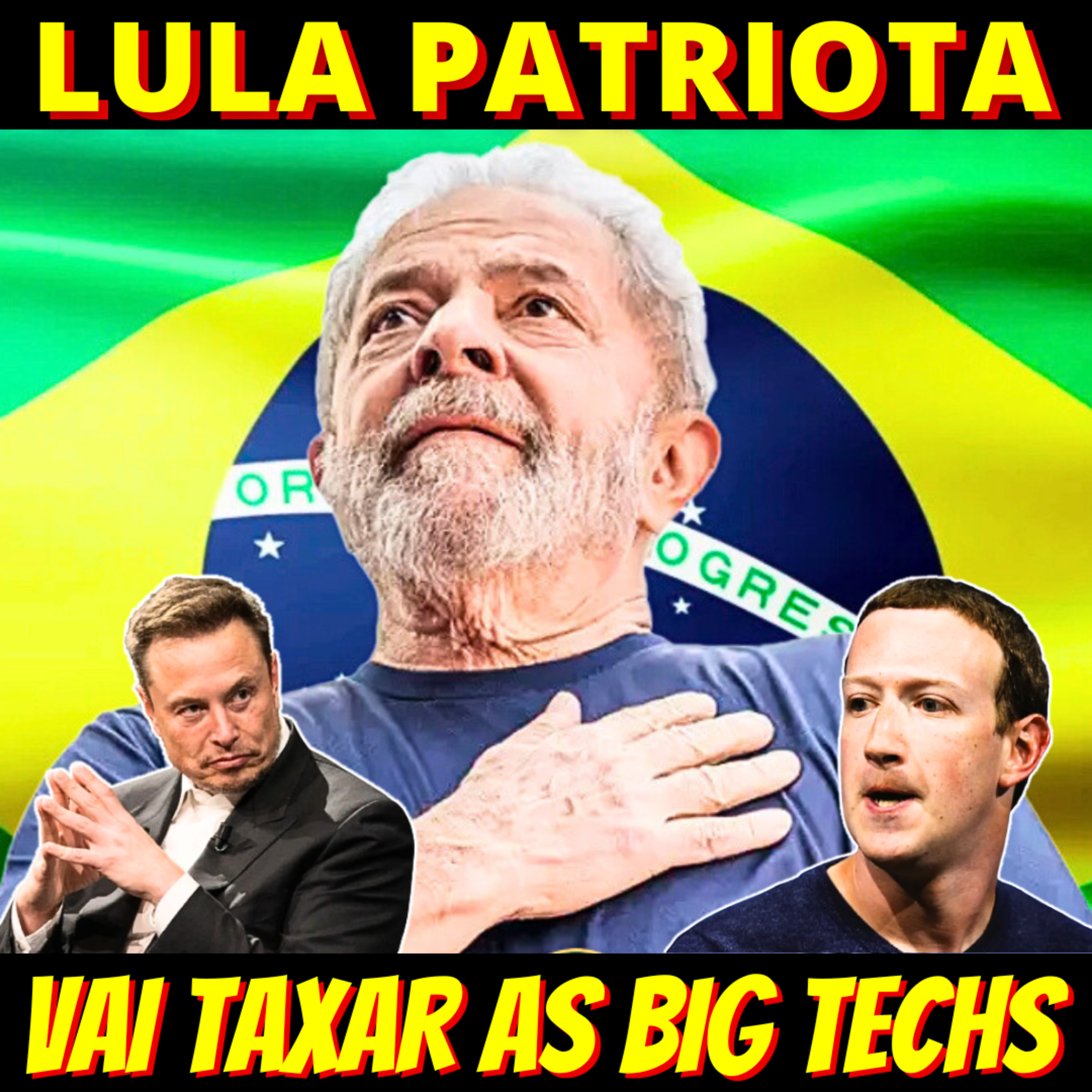 Lula diz que 'gringo não vai dar ordem' e que vai taxar big techs dos EUA episode artwork