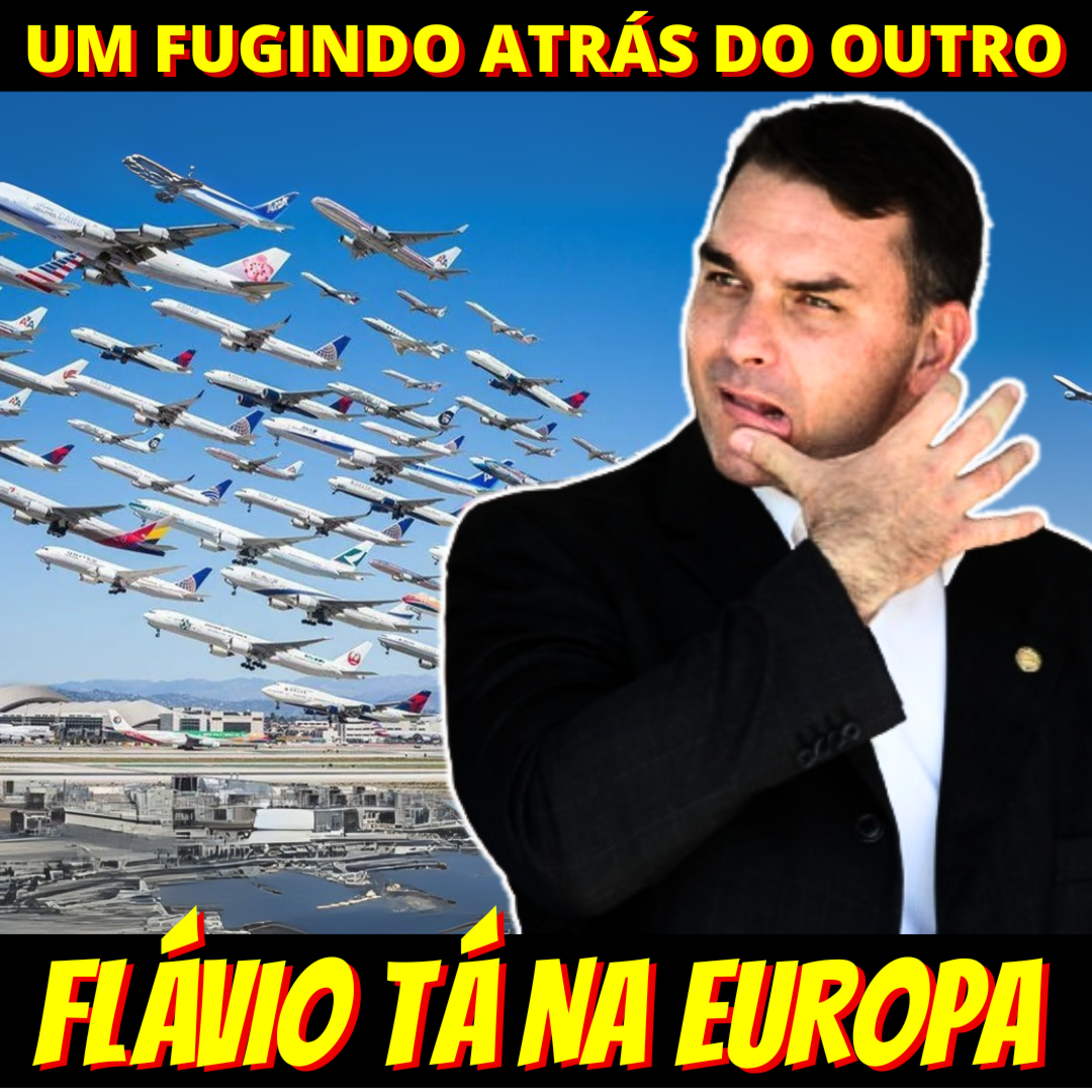 ELE VOLTA? Se avisar ninguém, Flavio Bolsonaro foi pra Europa. episode artwork