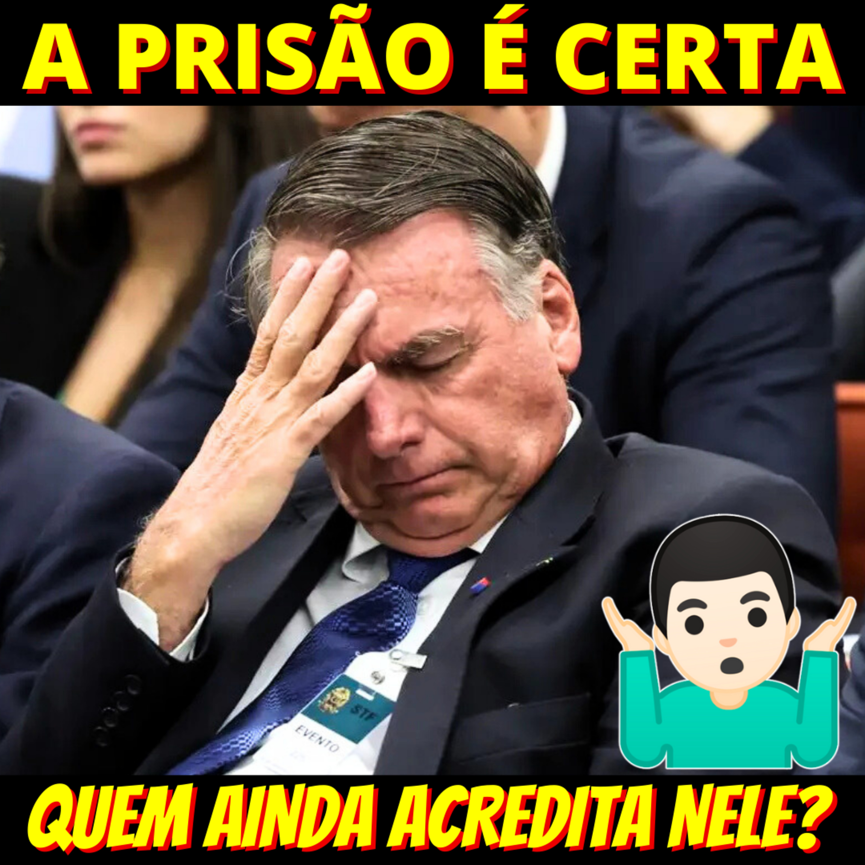 Nos bastidores dizem que prisão pode vir no sábado, mas ainda tem quem acredite nele episode artwork
