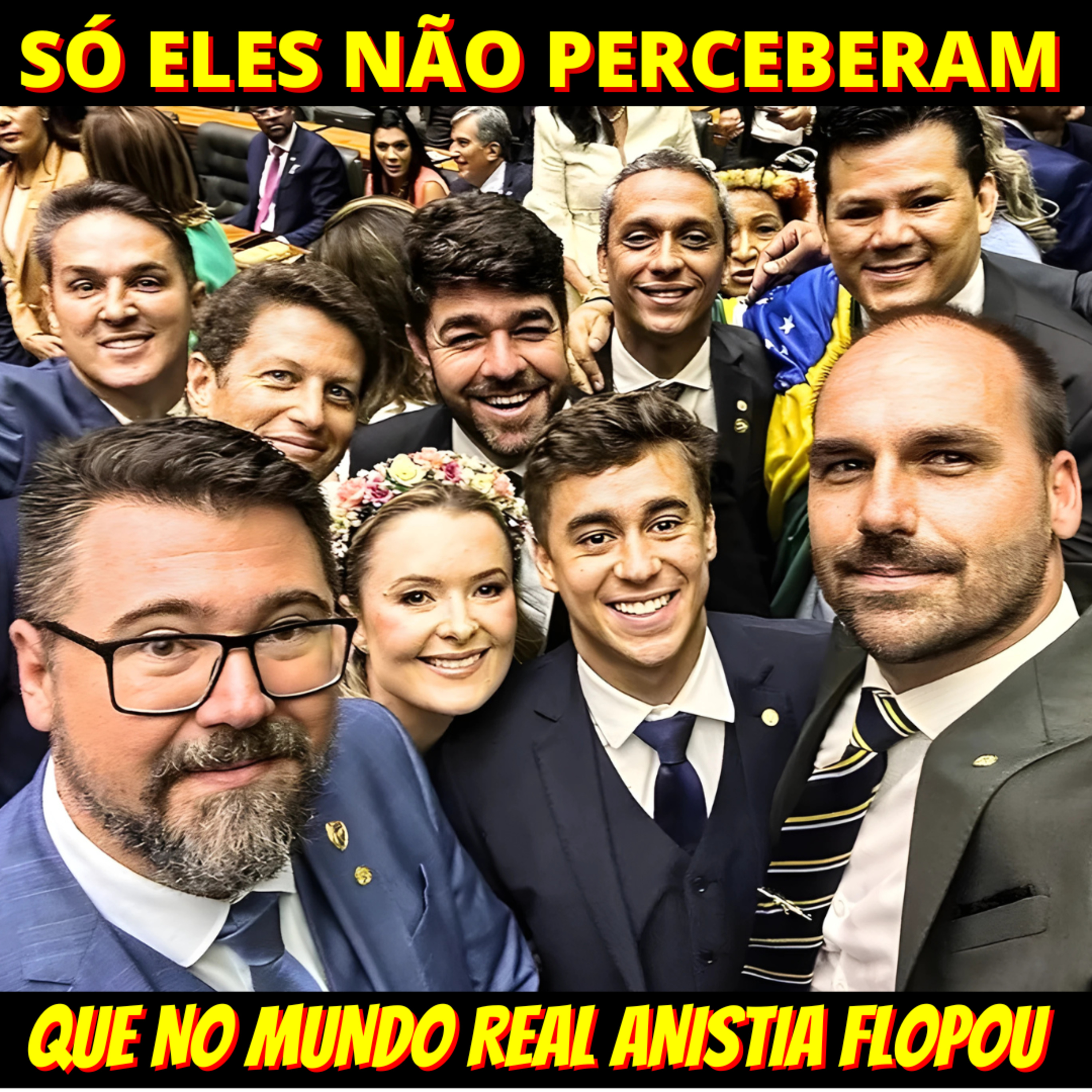 NINGUÉM LIGA - Anistia não emplacou nas redes, diz pesquisa AP/Exata episode artwork