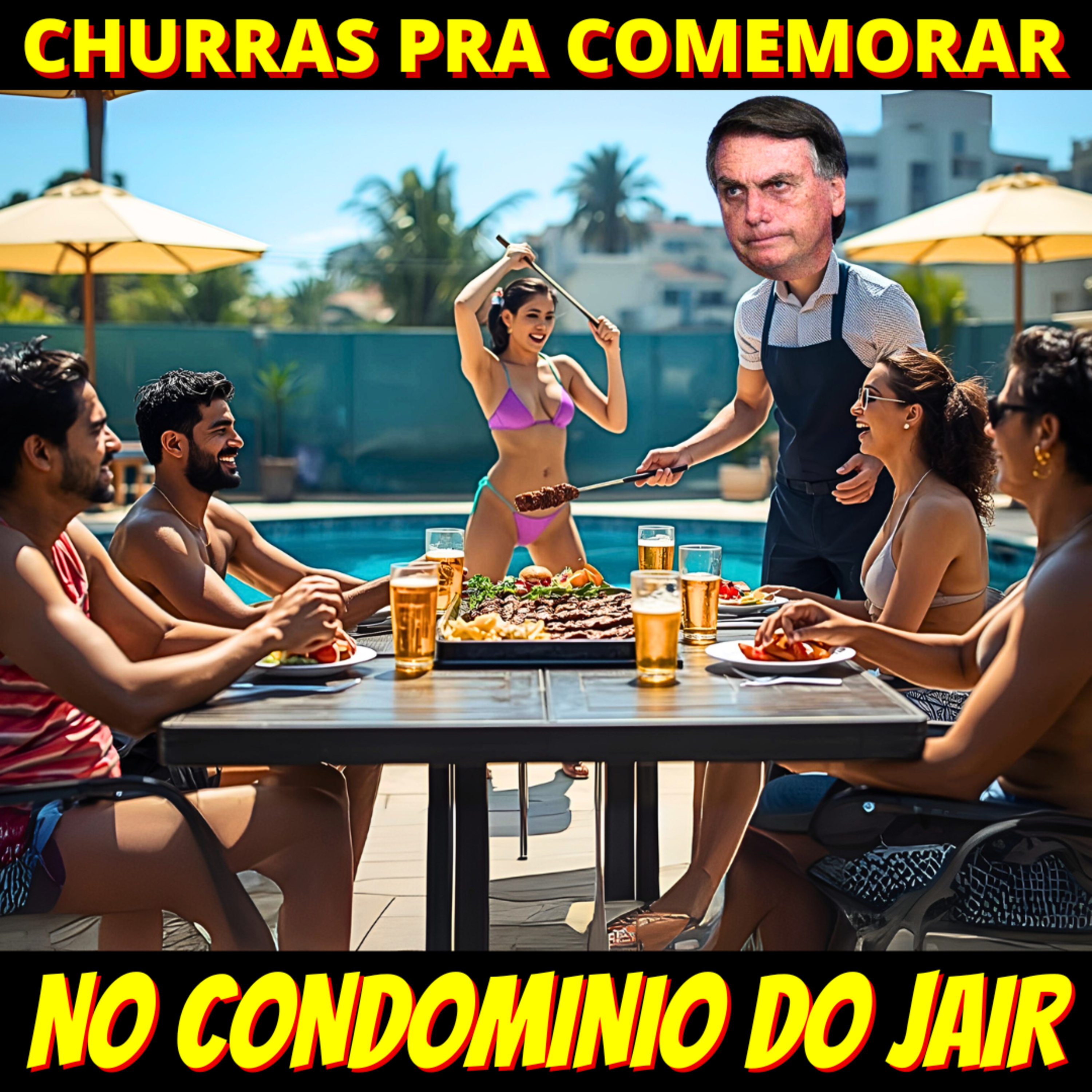 Treta no condomínio de Bolsonaro - Teve churrasco para comemorar a condenação episode artwork