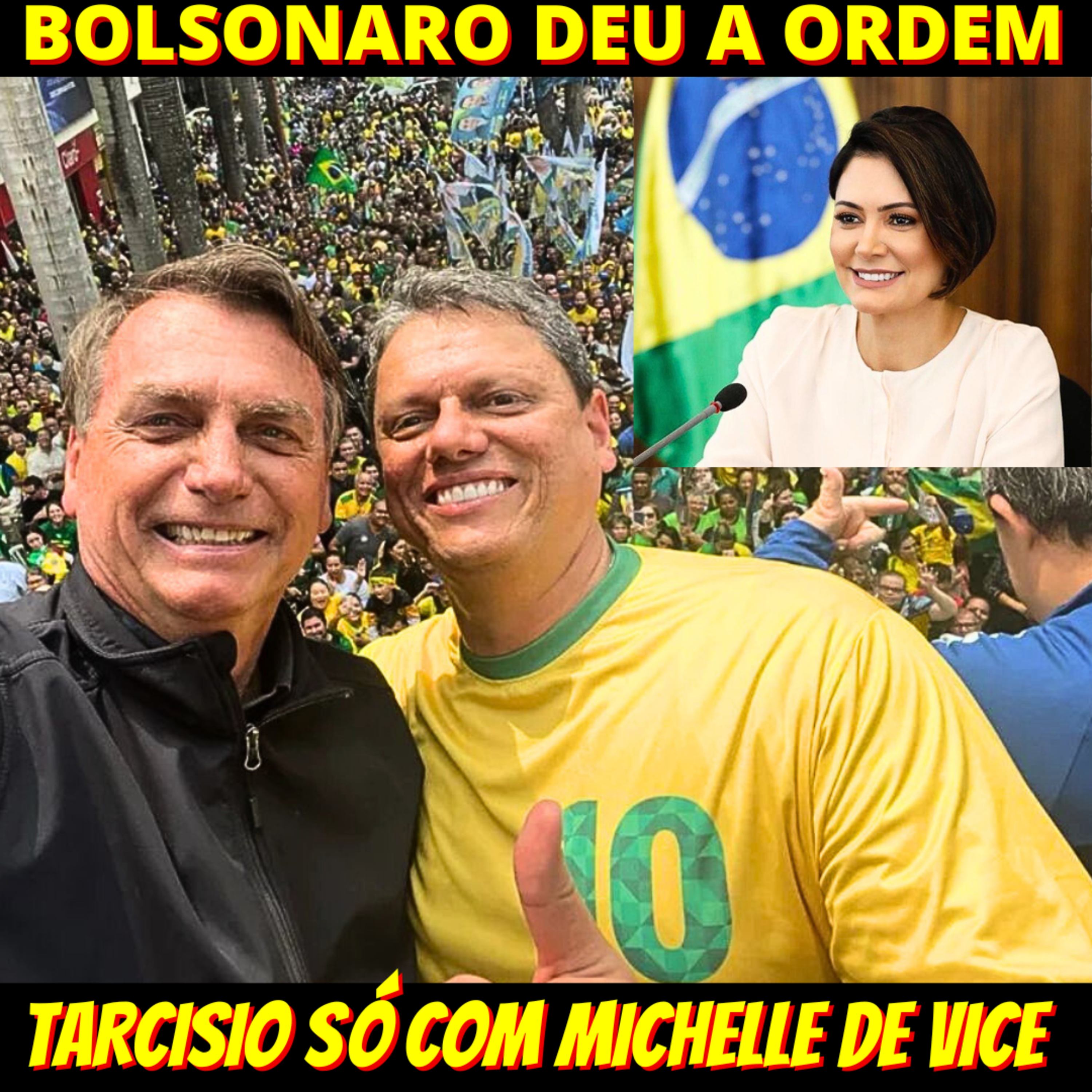 Bolsonaro deu aval a candidatura de Tarcísio, desde que com Michelle de vice episode artwork