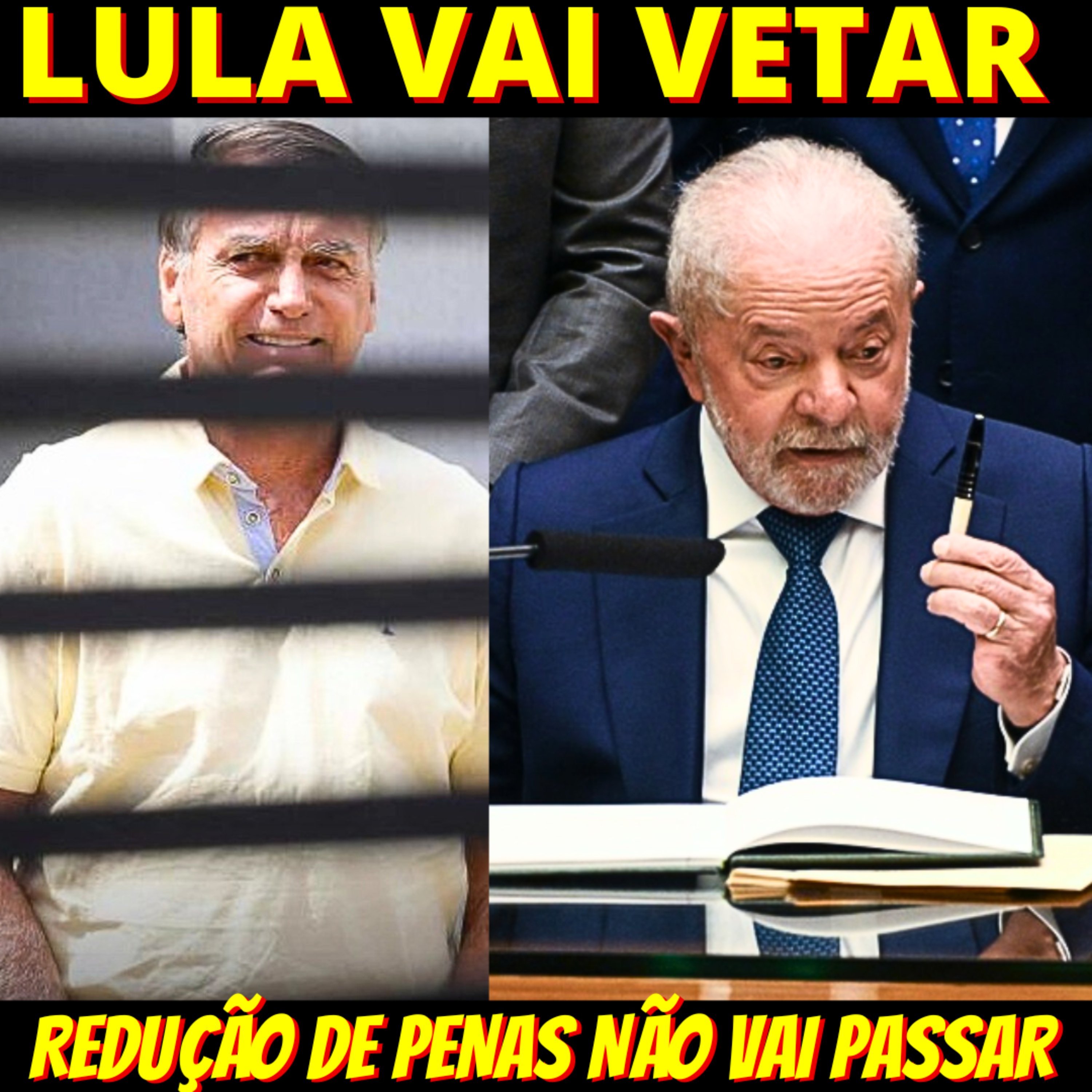 VETO PREPARADO - Lula não aceita redução de penas a Bolsonaro e vai vetar episode artwork