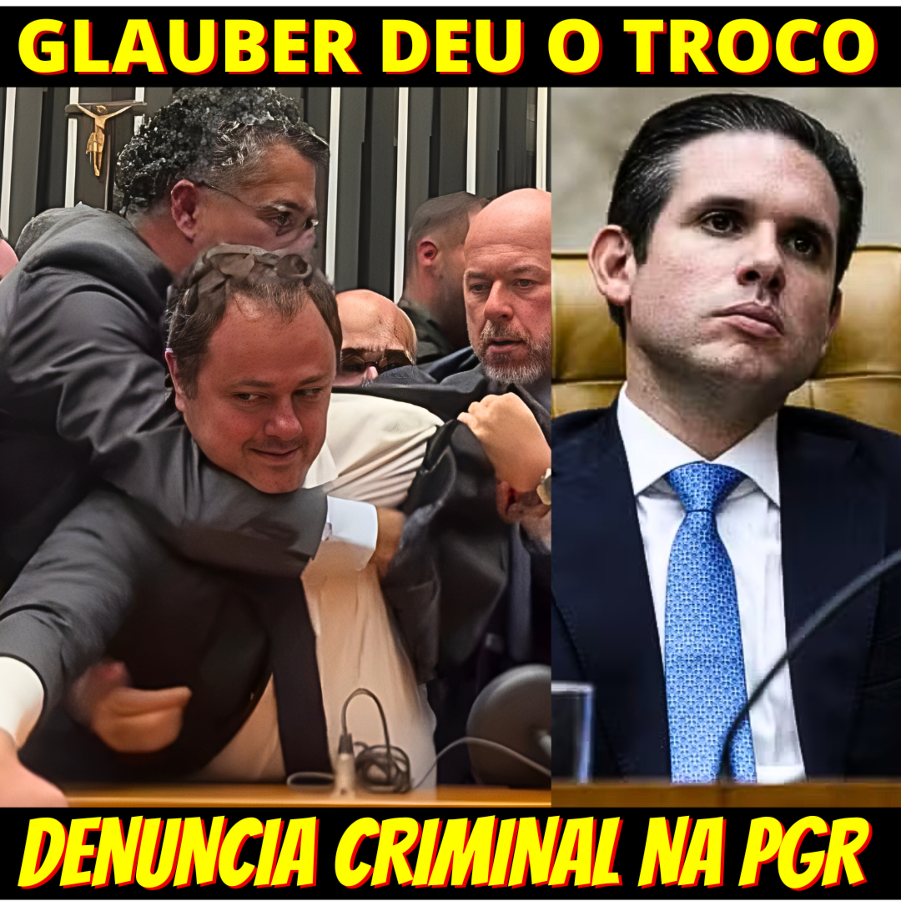 Glauber Braga e parlamentares acionam criminalmente Hugo Motta na PGR episode artwork