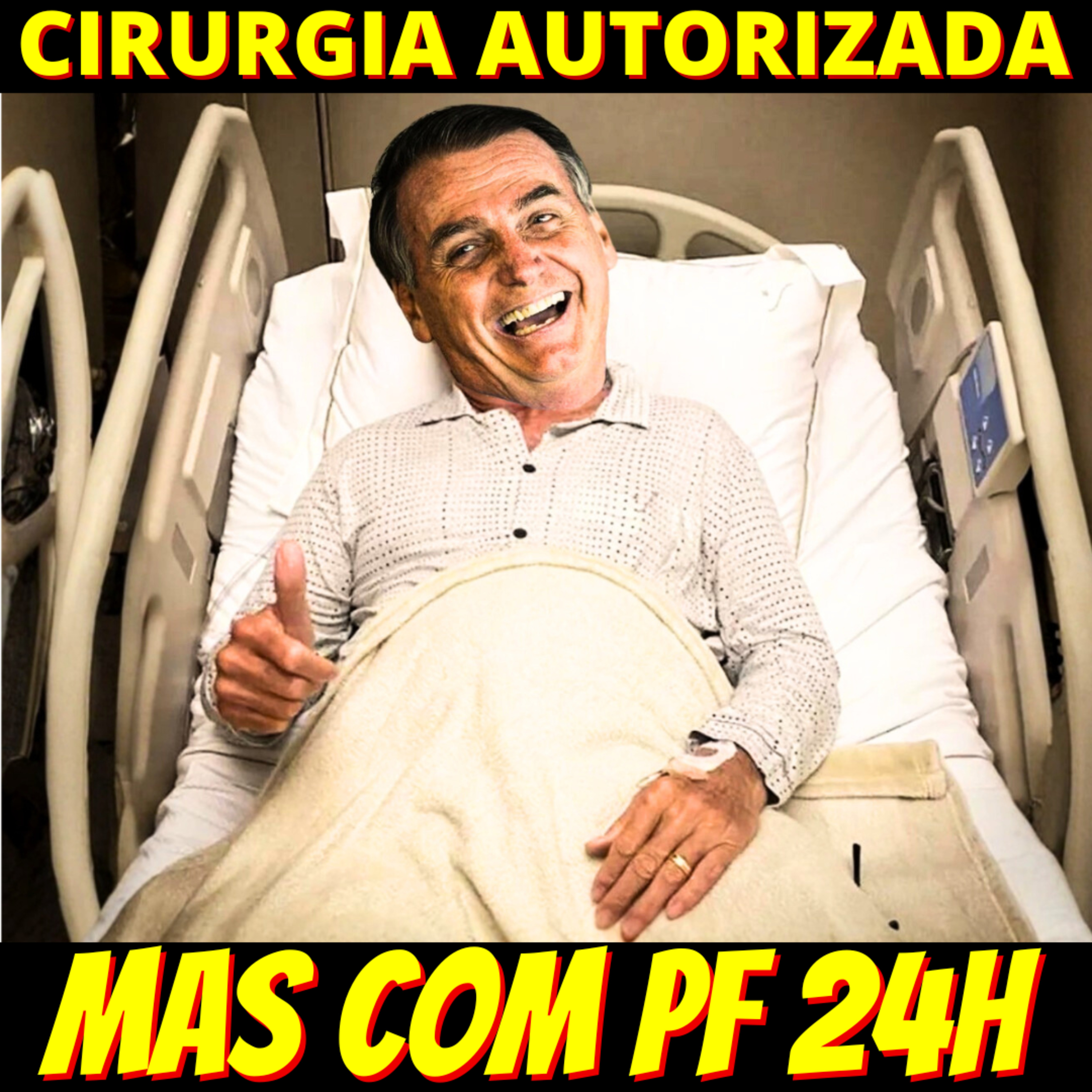 DEU RUIM - Bolsonaro será vigiado por agentes da PF 24 horas por dia durante internação episode artwork