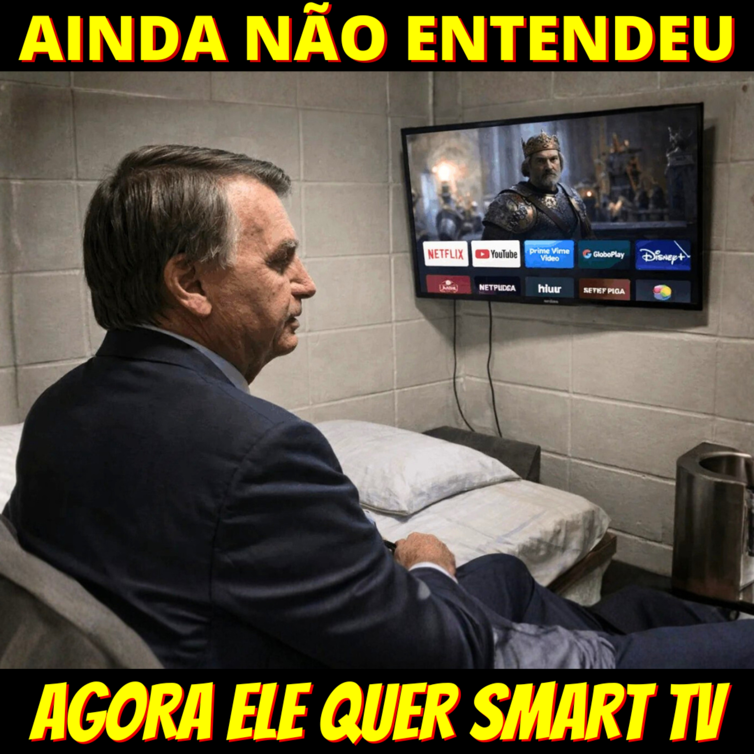 Psicologicamente destruído, Bolsonaro agora pede Smart TV episode artwork