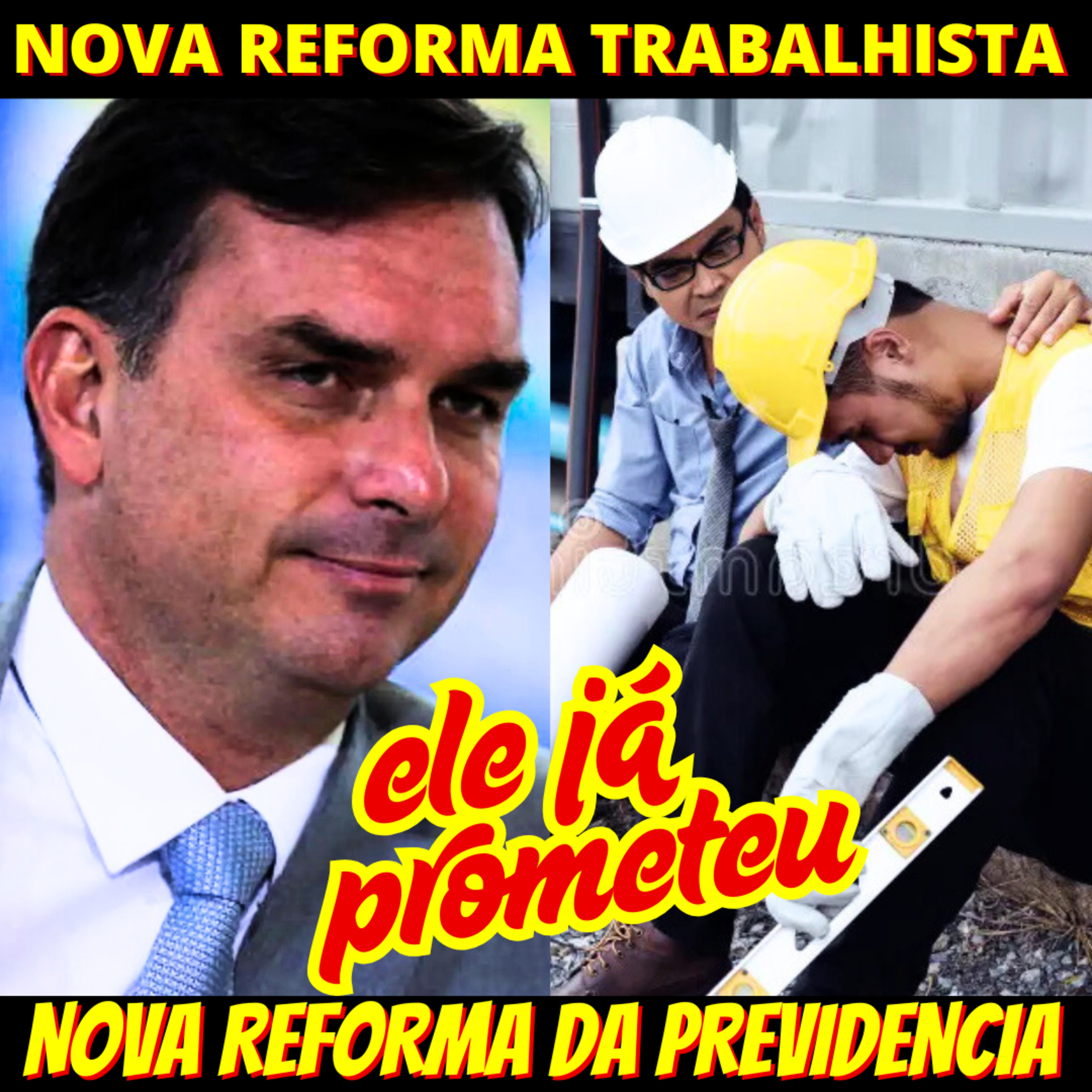 É A TREVA - Flávio já prometeu fazer novas Reforma Trabalhista e da Previdência episode artwork