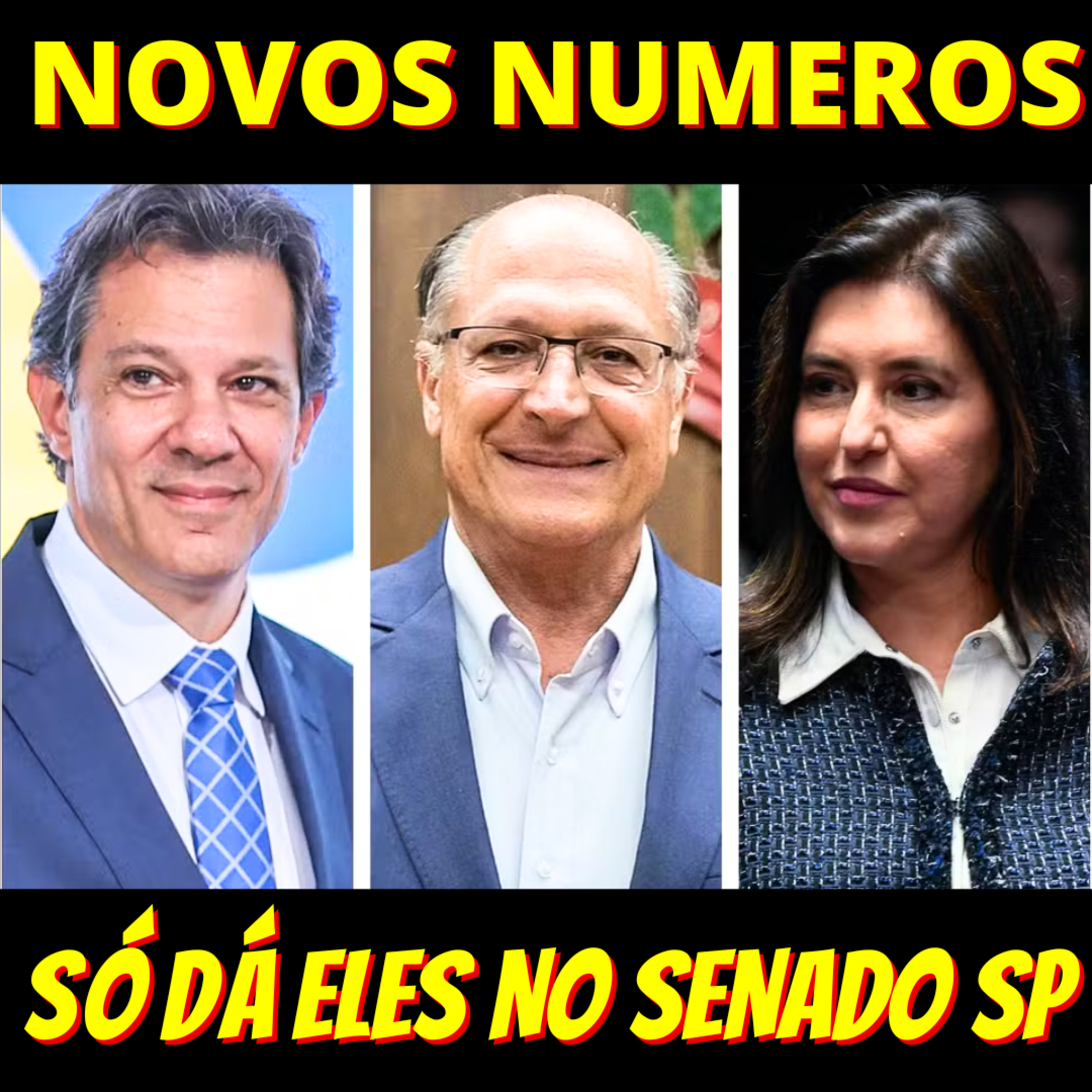 Haddad, Alckmin e Tebet lideram corrida pelas duas vagas do Senado por SP episode artwork