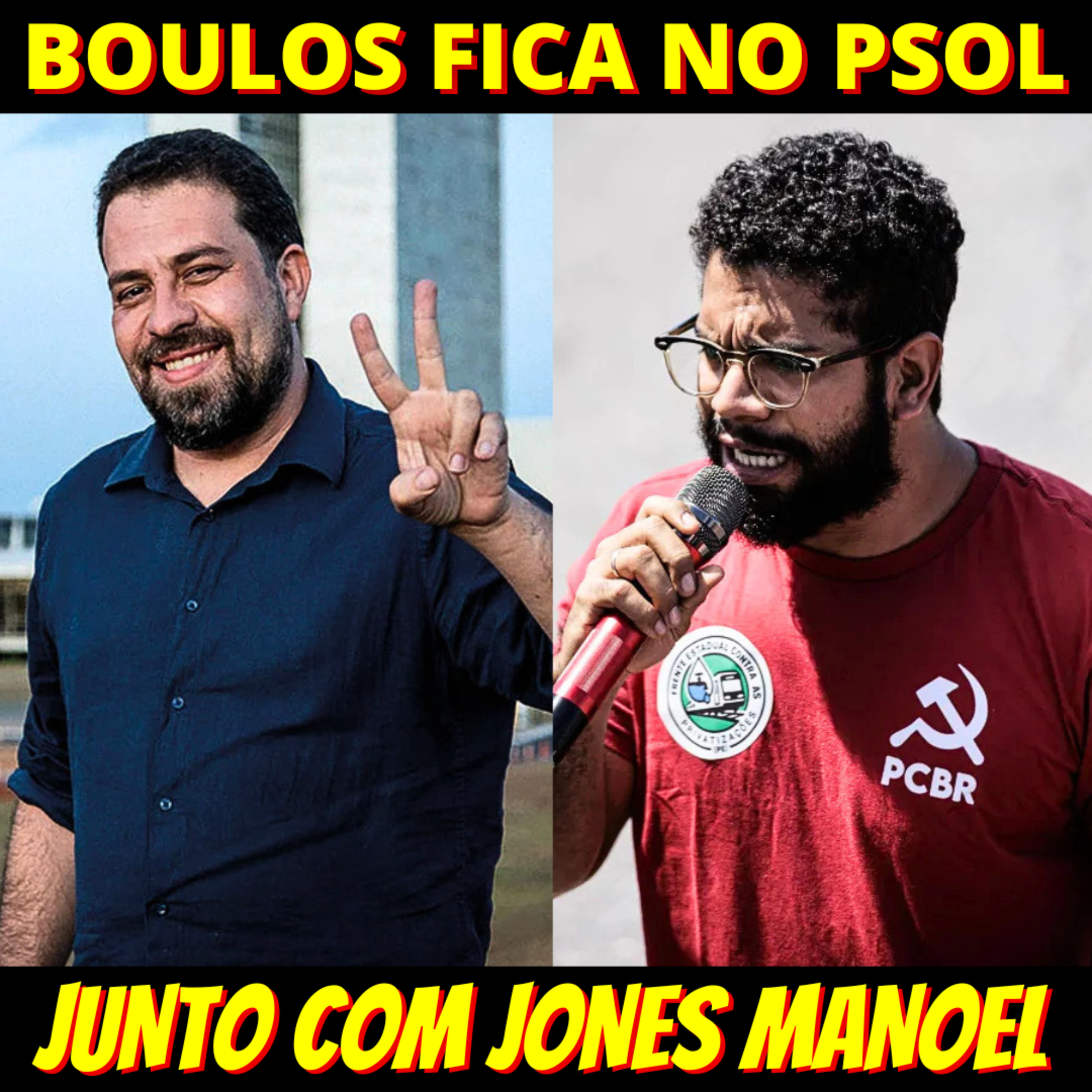 Boulos iria para o PT mas decide ficar no PSOL, que vai filiar Jones Manoel episode artwork