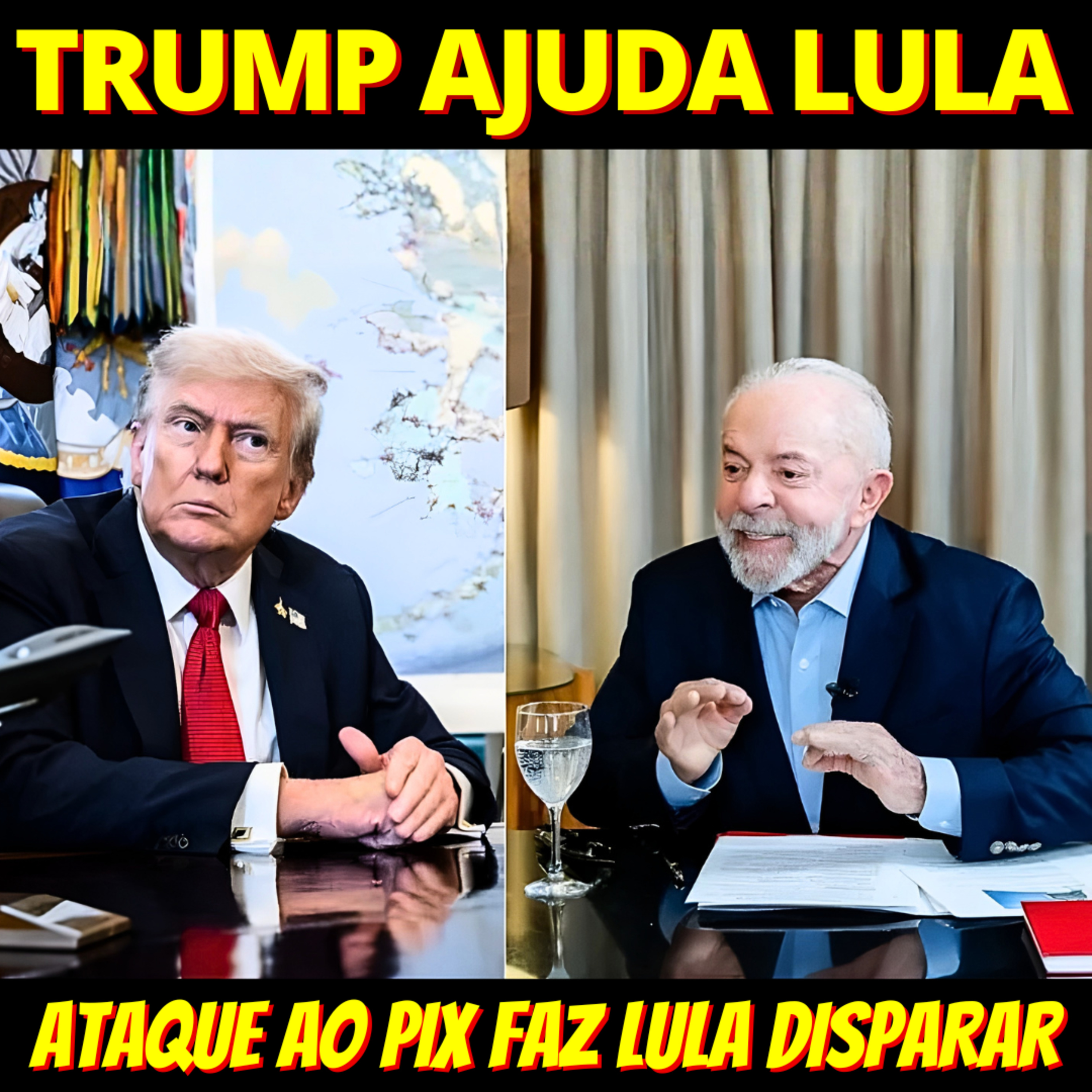Imbecil como sempre, Trump ataca Pix e faz apoio a Lula explodir episode artwork