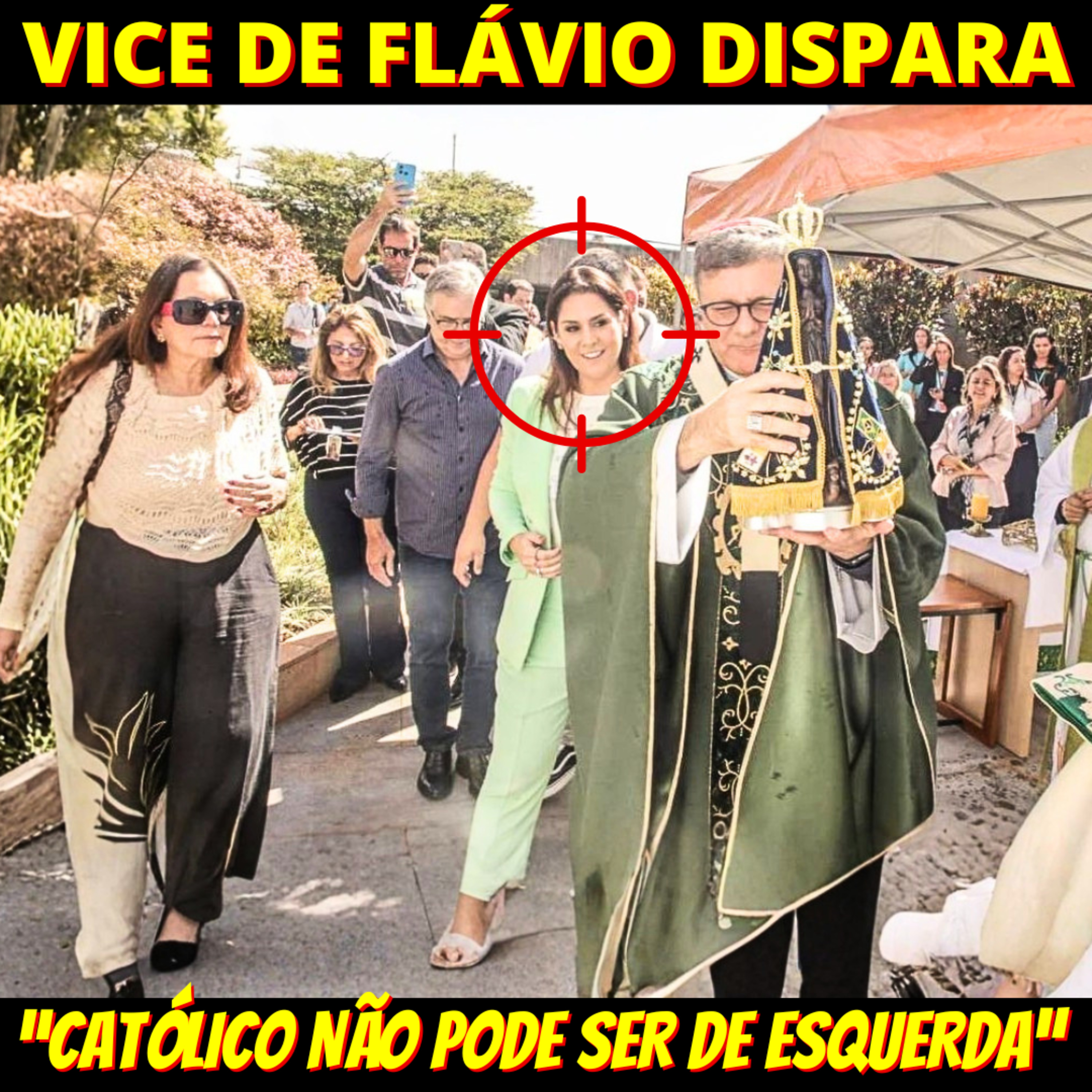 "Não vejo como um católico pode apoiar a esquerda", diz possível vice de Flávio episode artwork