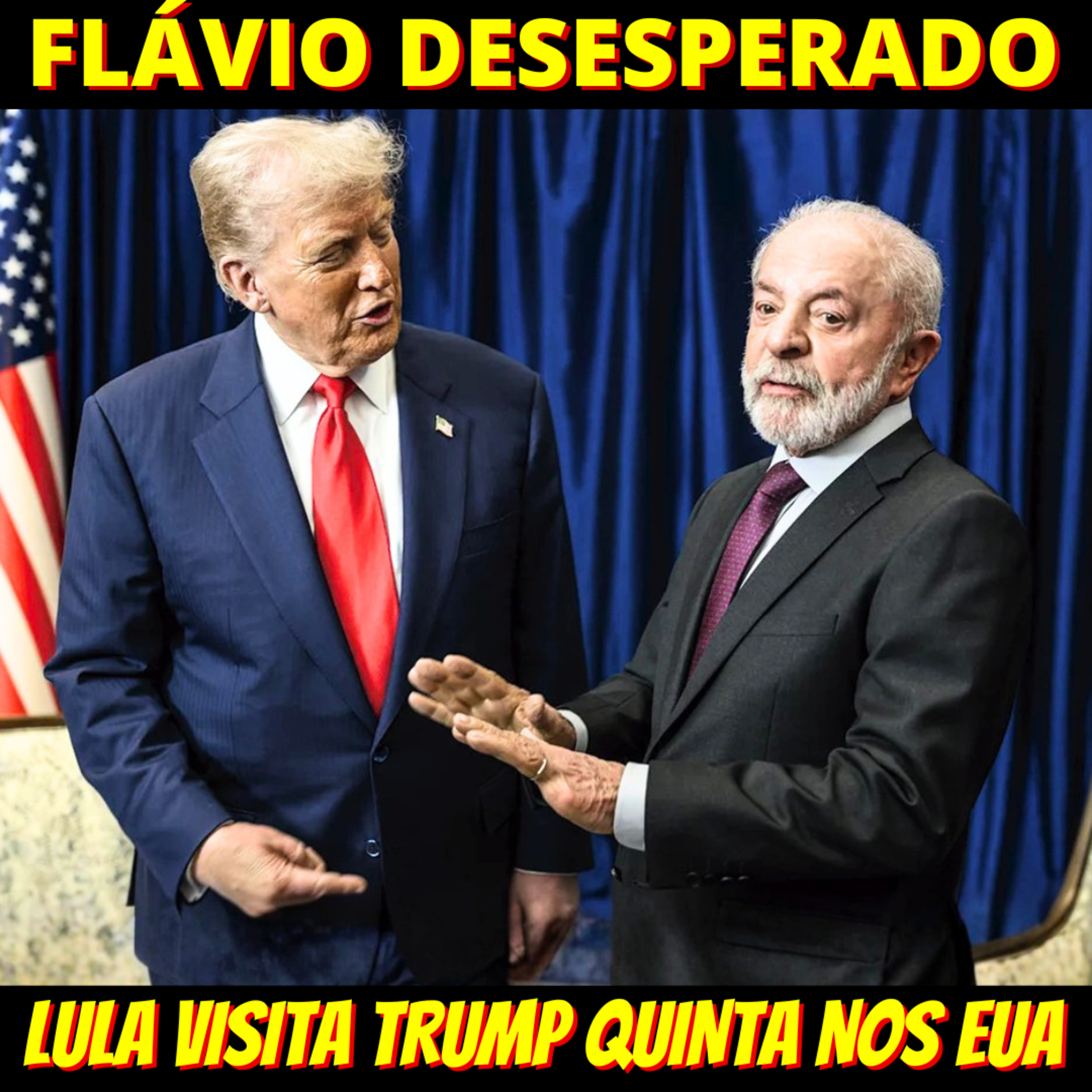 Medo do quê? Flávio se desespera e viaja para os EUA um dia antes de Lula episode artwork