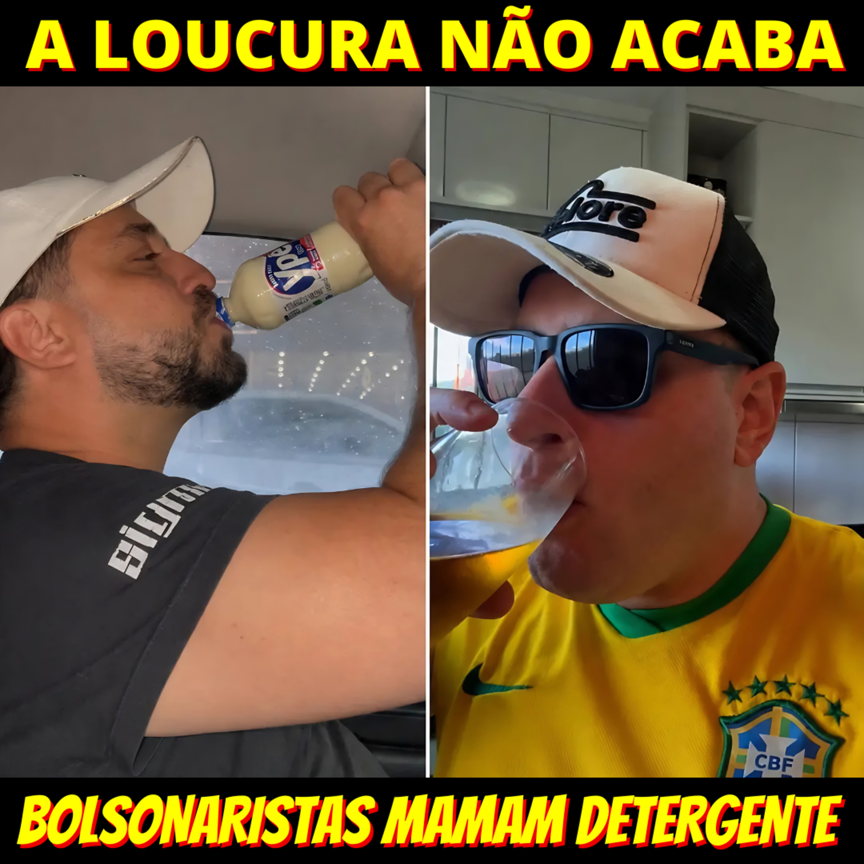 Bolsonaristas piram na batatinha e agora bebem detergente Ypê episode artwork