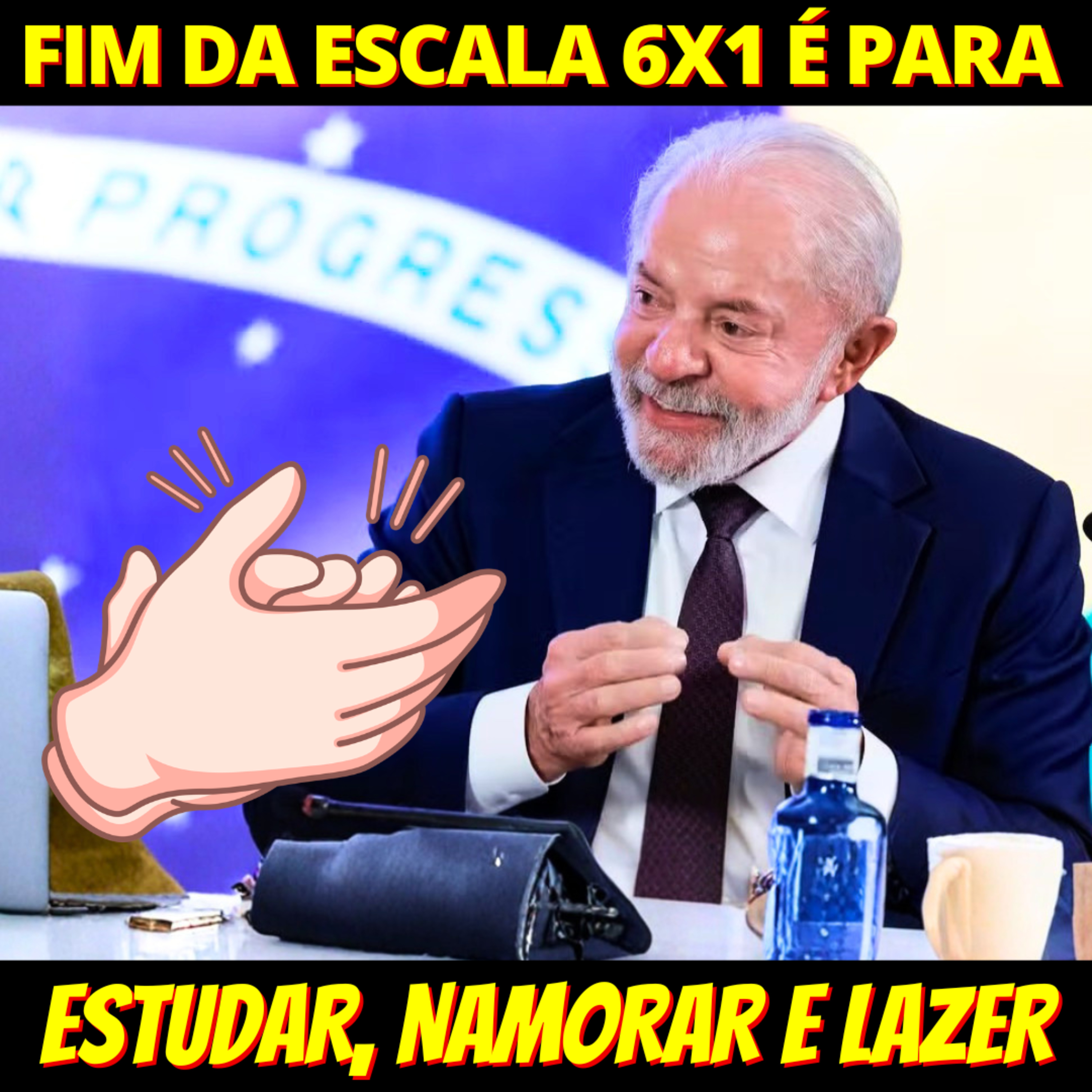 CHEGOU A HORA - Lula diz que povo quer fim da escala 6x1 para 'namorar, estudar e lazer' episode artwork