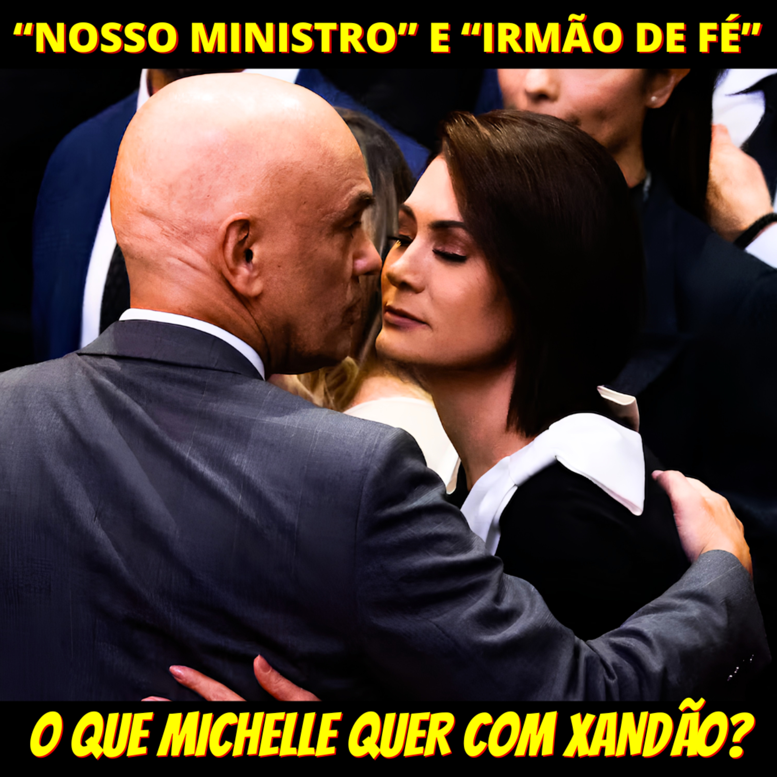 'Nosso ministro Alexandre de Moraes'? Bolsonaristas estão pirados com Michelle e Xandão episode artwork