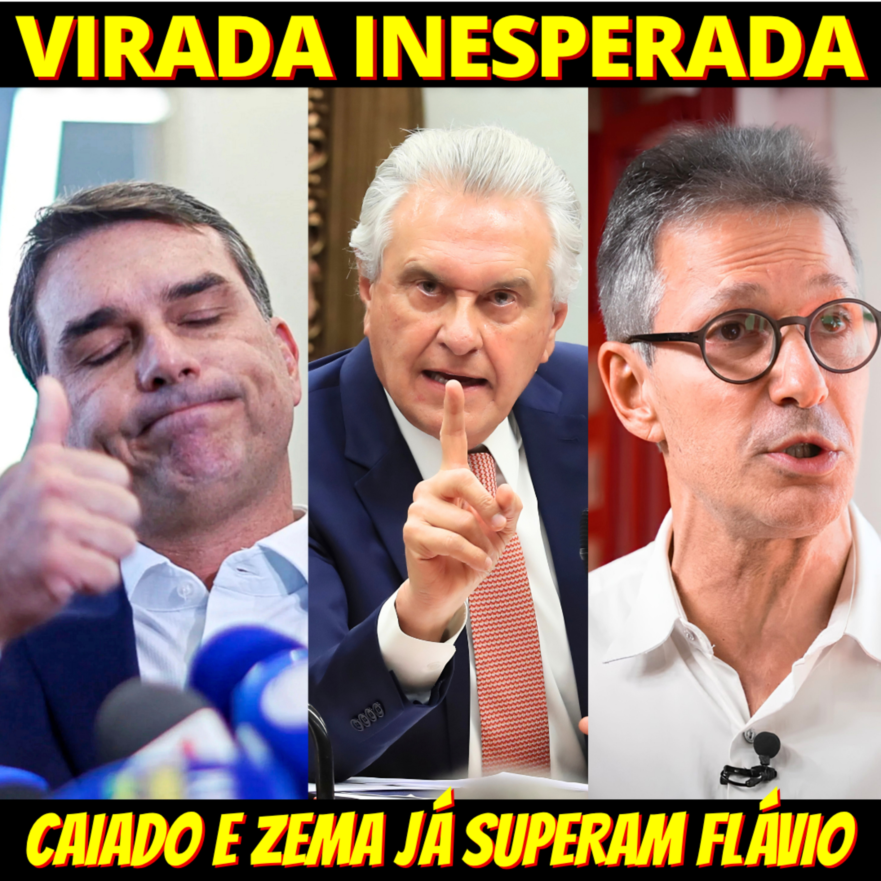 DEU ZEBRA - Caiado e Zema já superam Flávio em eventual 2o turno contra Lula episode artwork