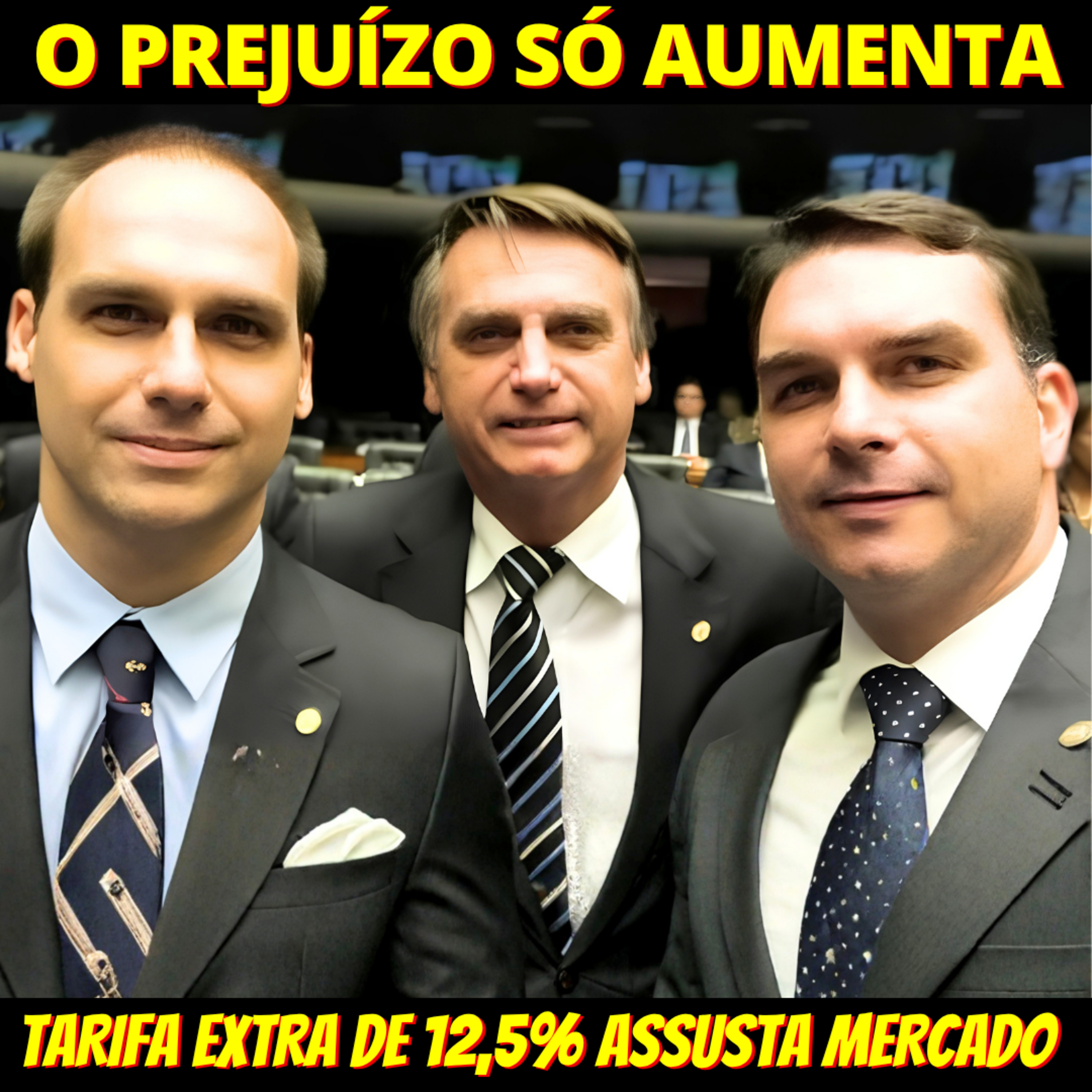 Trump ataca o Brasil outra vez e tiro pode ser fatal para Flávio Bolsonaro episode artwork
