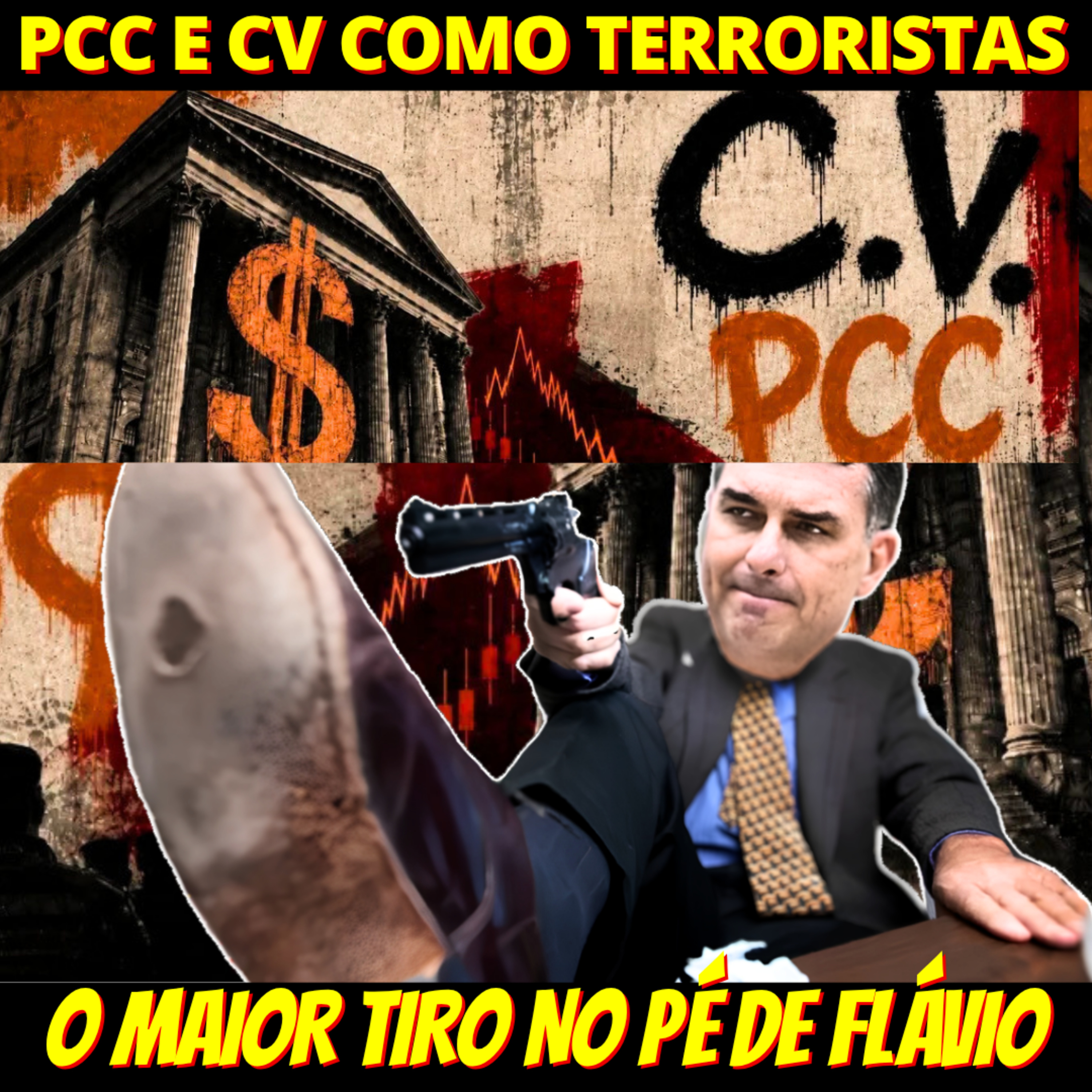 NEM ELE ESPERAVA - PCC e CV como terroristas vai atingir em cheio Flávio Bolsonaro episode artwork