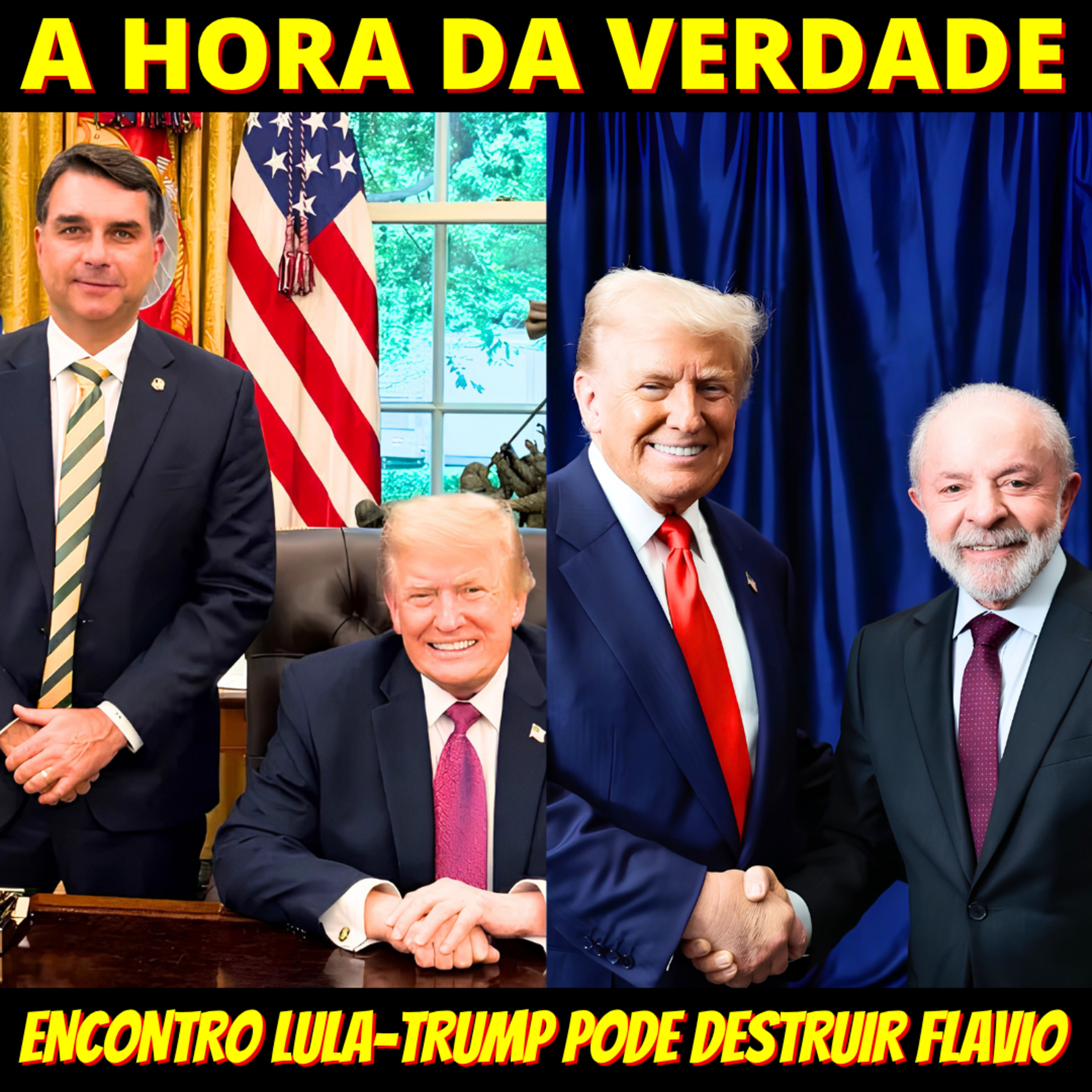 Encontro entre Lula e Trumo no G7 pode implodir de vez a candidatura de Flávio Bolsonaro episode artwork